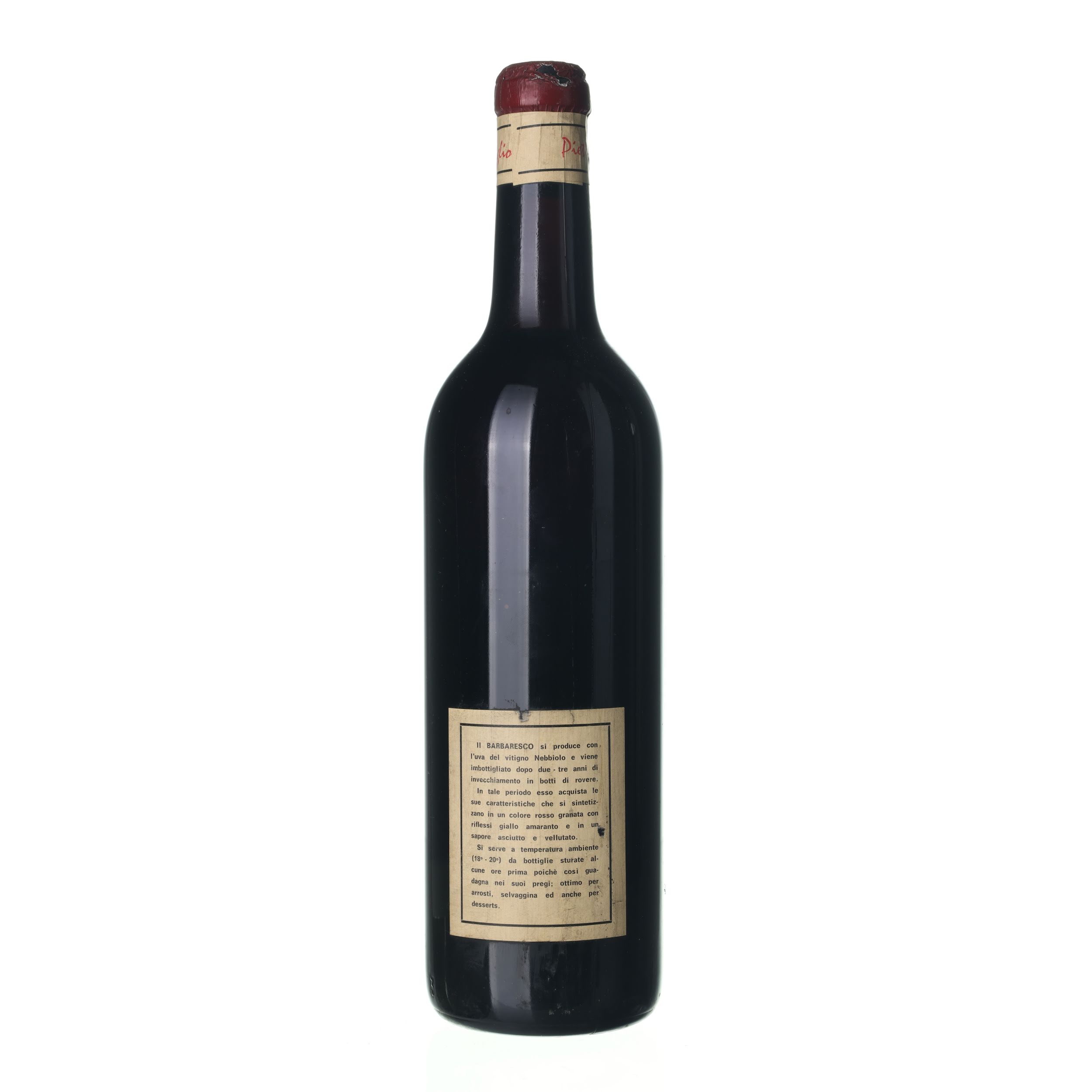 1966 Barbaresco Pietro Meinardi & Figli (0,75l) – Obrázok 2