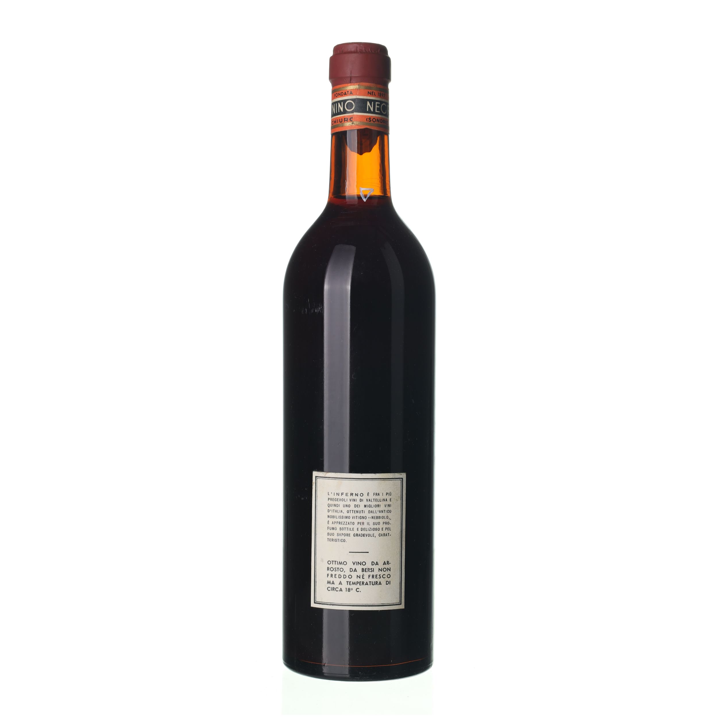 1959 Inferno Nino Negri (0,75l) – Obrázok 2