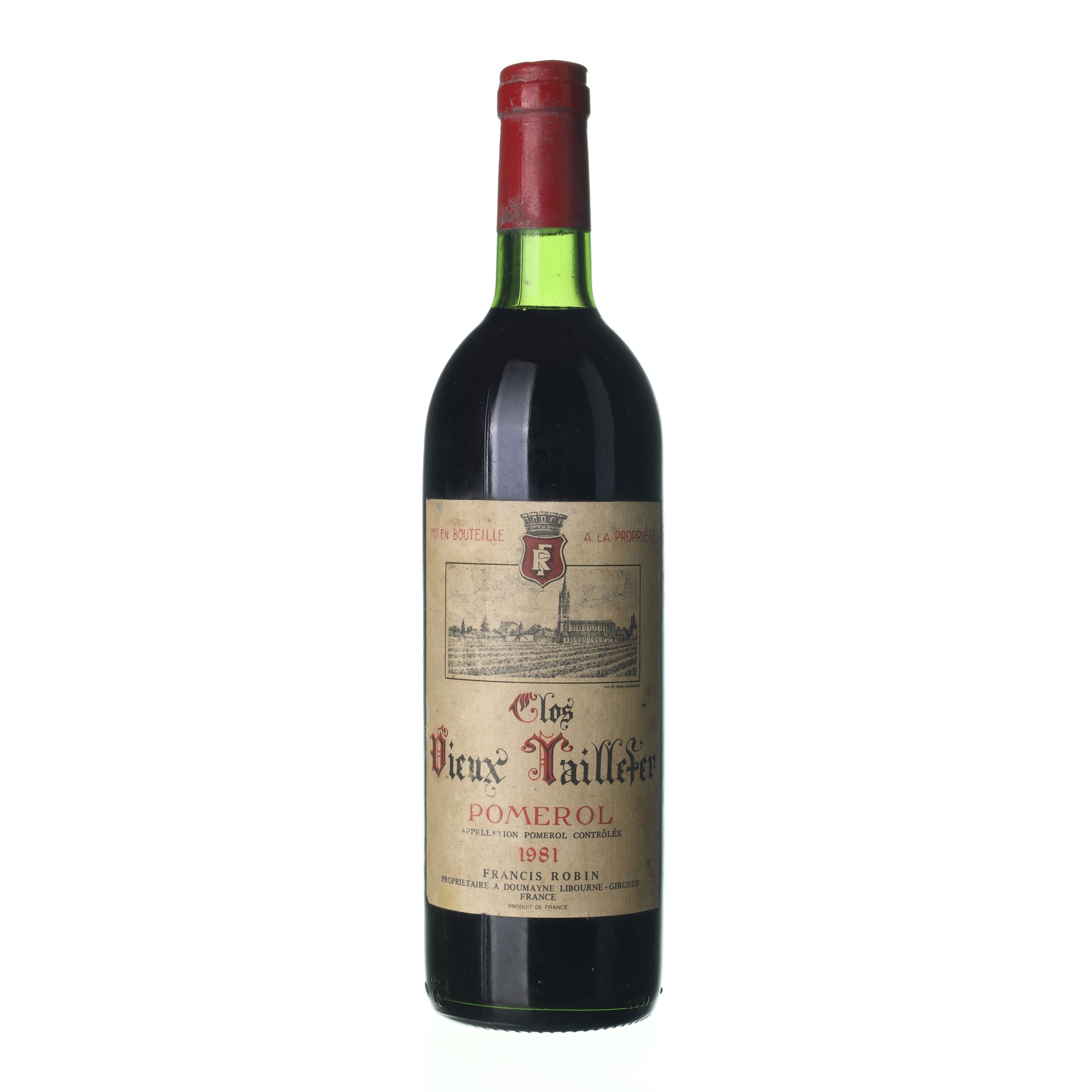 1981 Pomerol Clos Vieux Taillefer (0,75l)