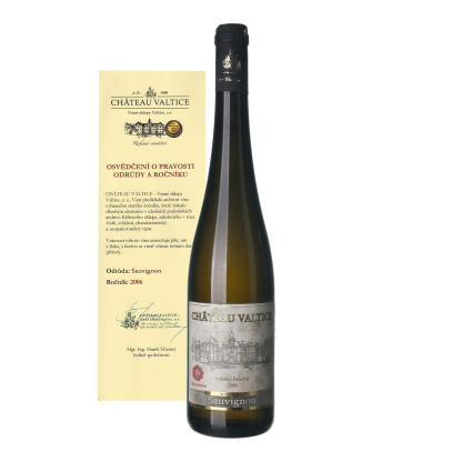 2006 Sauvignon Výber z hrozna Château Valtice (0,75l)
