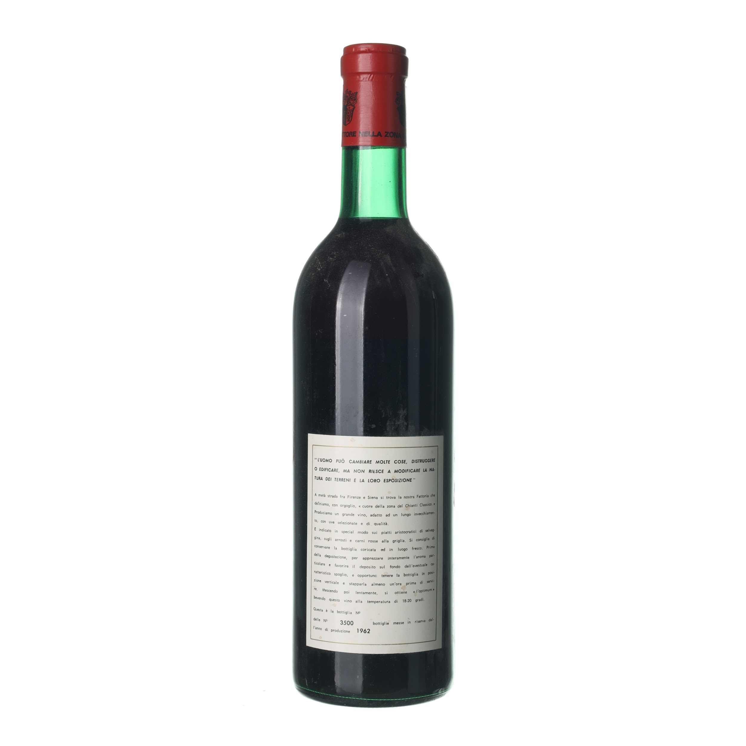 1962 Chianti Montagliari (0,75l) – Obrázok 2