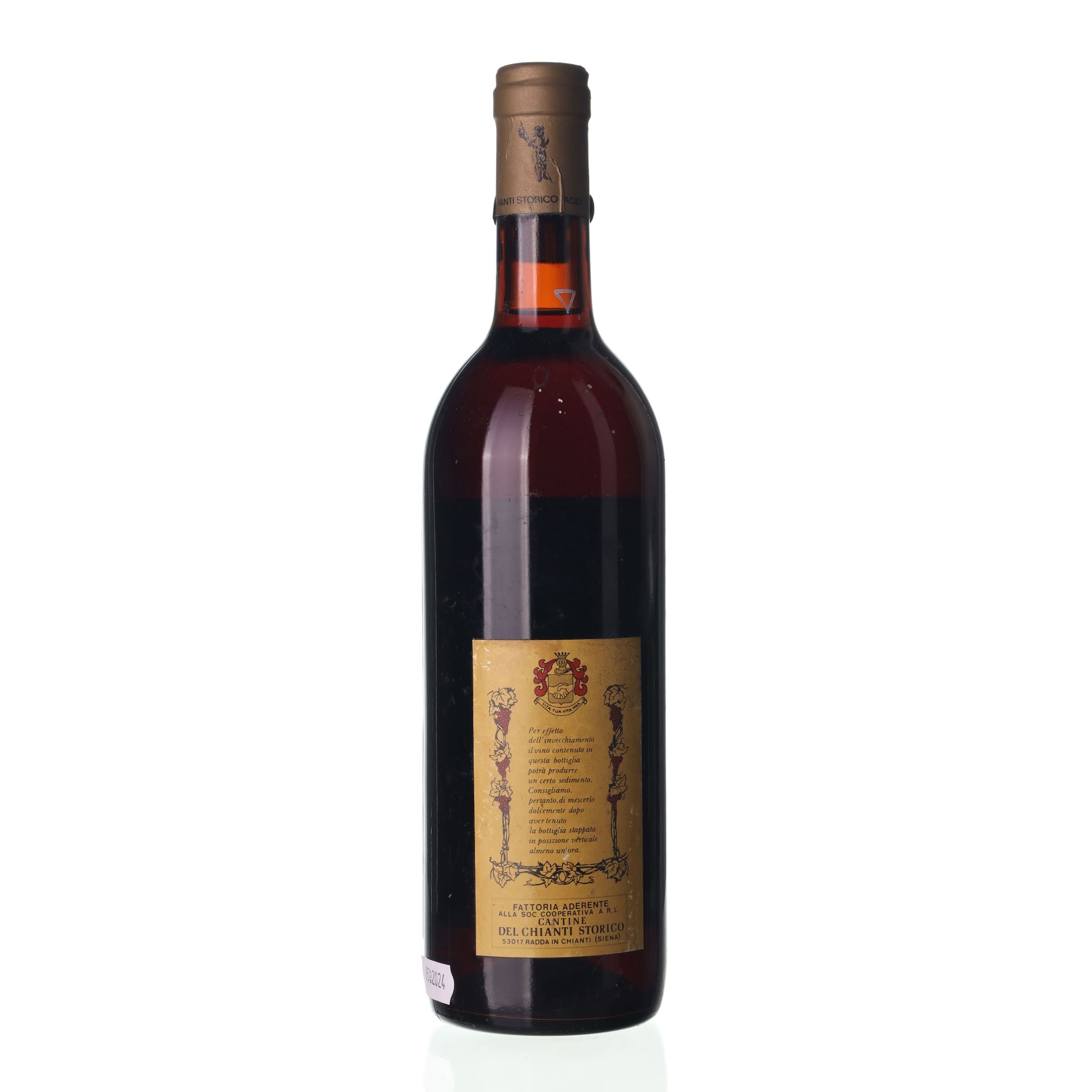 1969 Chianti Riserva Castello di Meleto (0,75l) – Obrázok 2