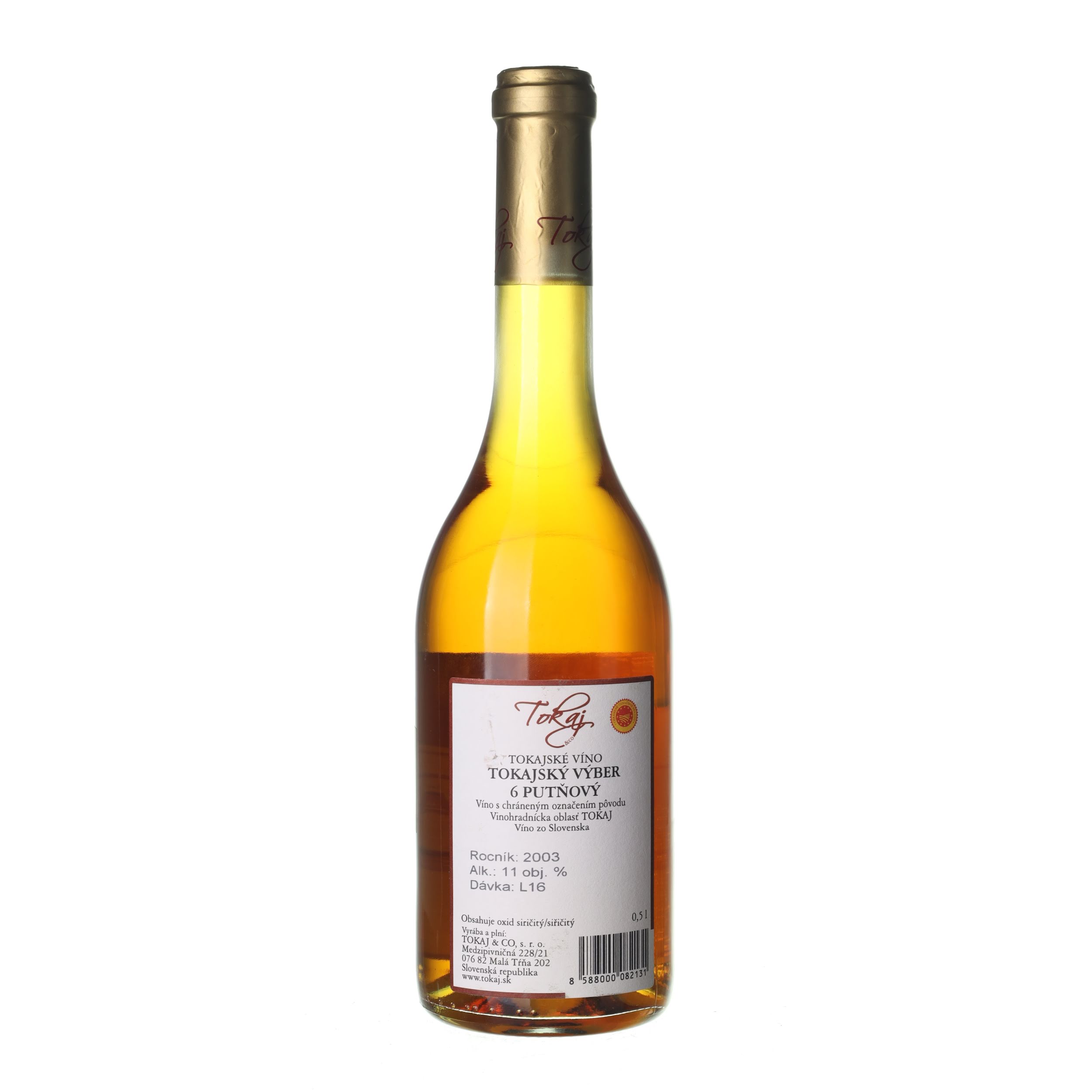 2003 Tokajský výber 6-putňový Tokaj & Co (0,5l) – Obrázok 2