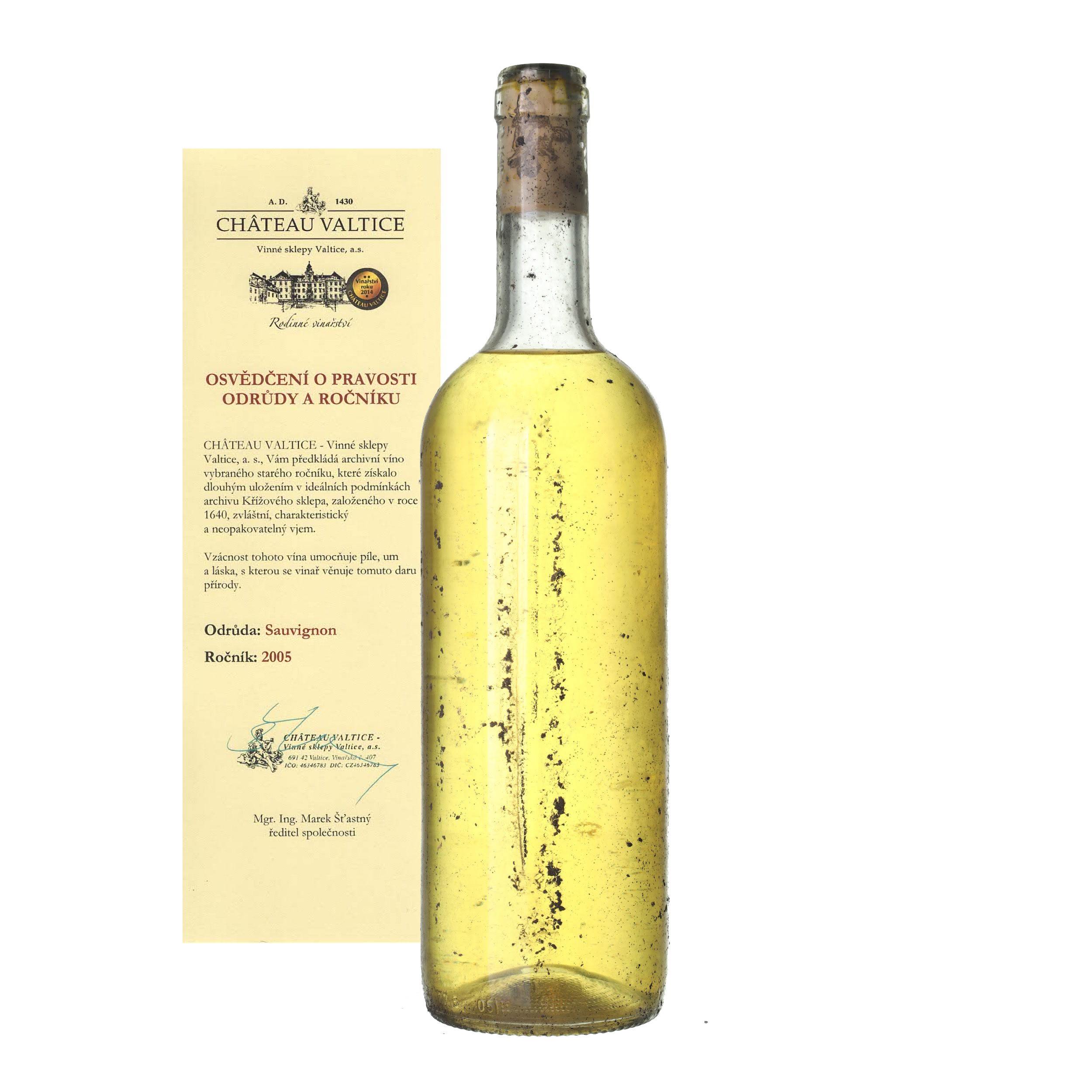 2005 Sauvignon Château Valtice (0,75l)