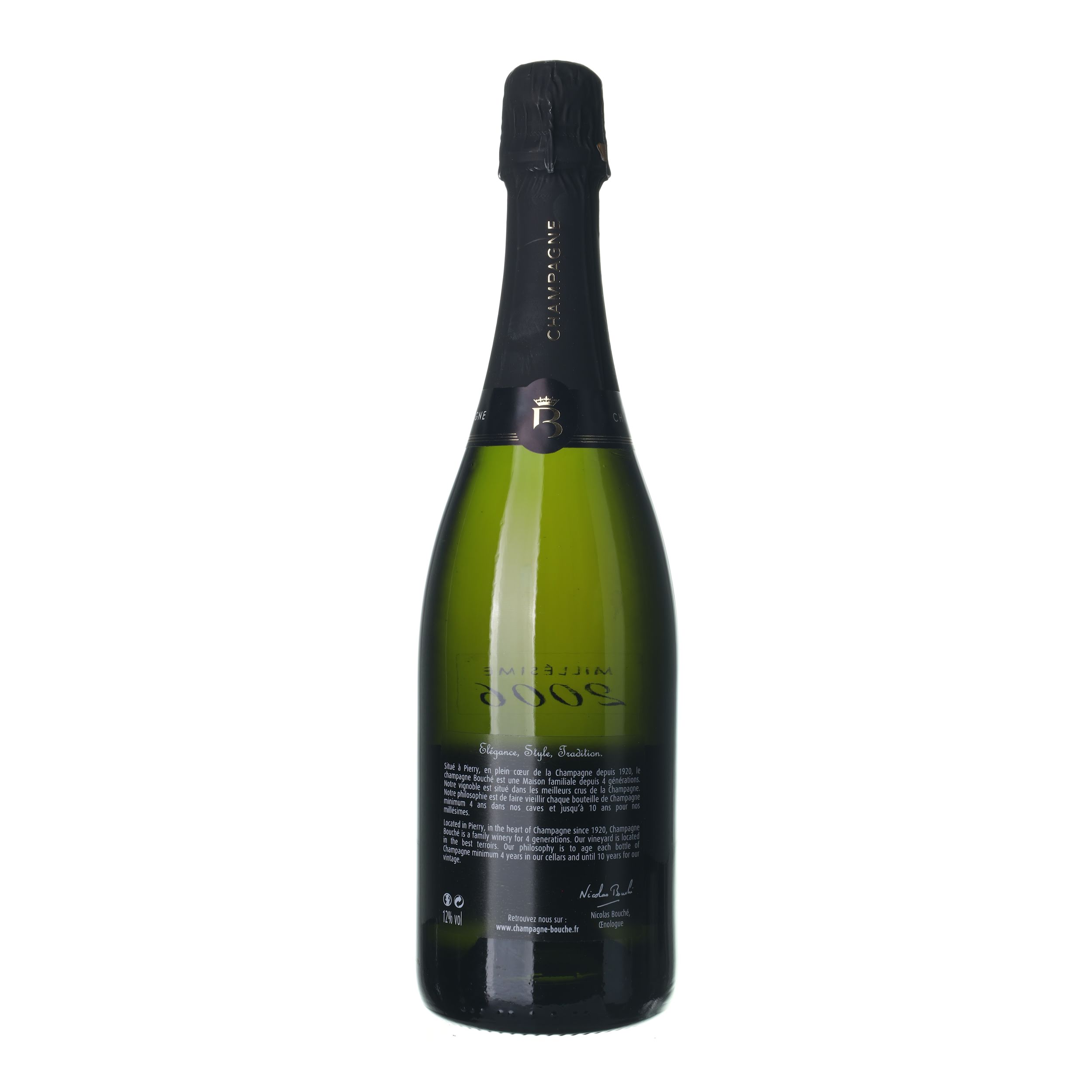 2006 Champagne Bouché Brut Millesime Vintage (0,75l) – Obrázok 2