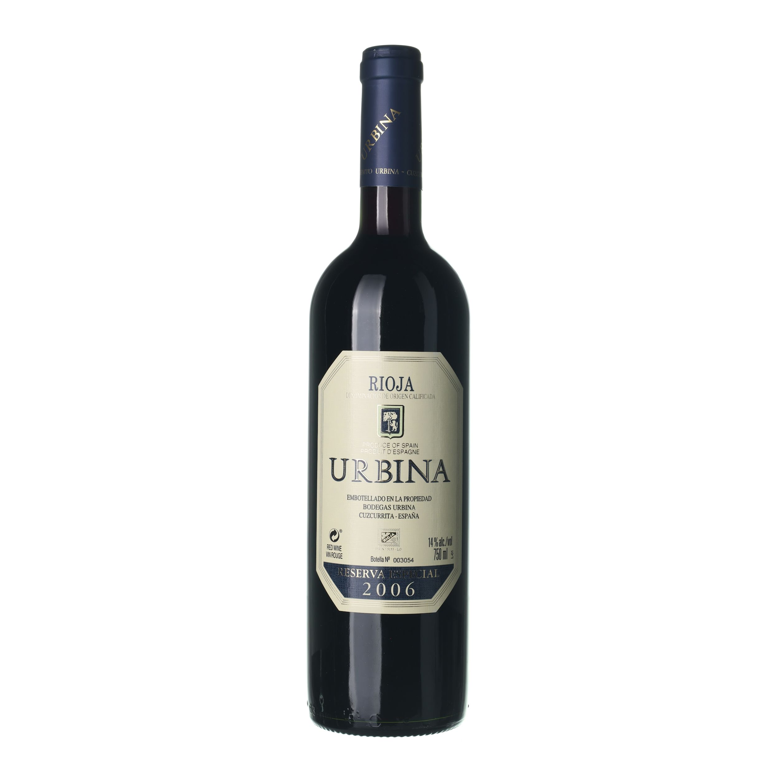 2006 Rioja DOC Reserva Especial Bodegas Urbina (0,75l)