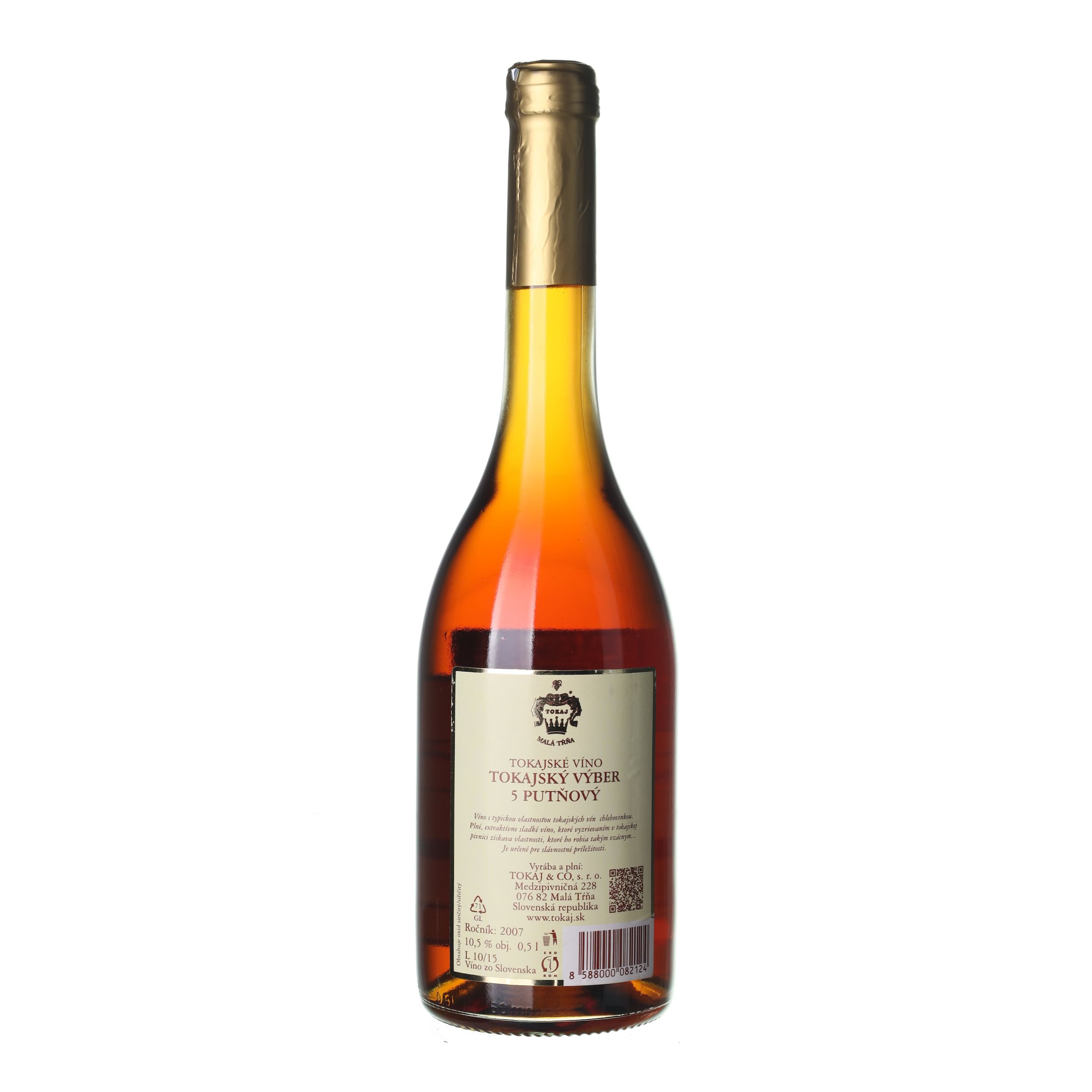 2007 Tokajský výber 5-putňový Tokaj & Co (0,5l) – Obrázok 2