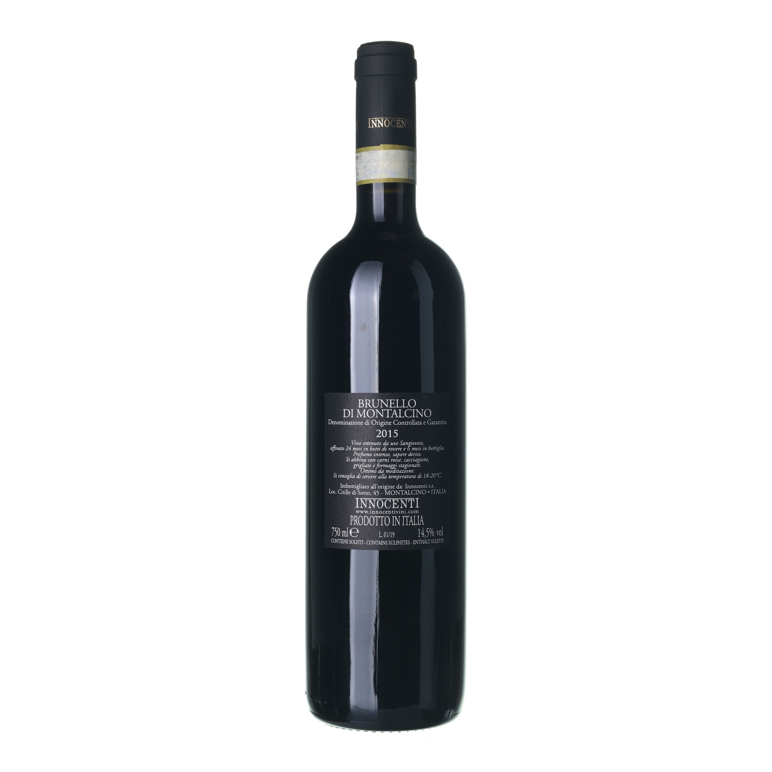 2015 Brunello di Montalcino DOCG Innocenti (0,75l) – Obrázok 2