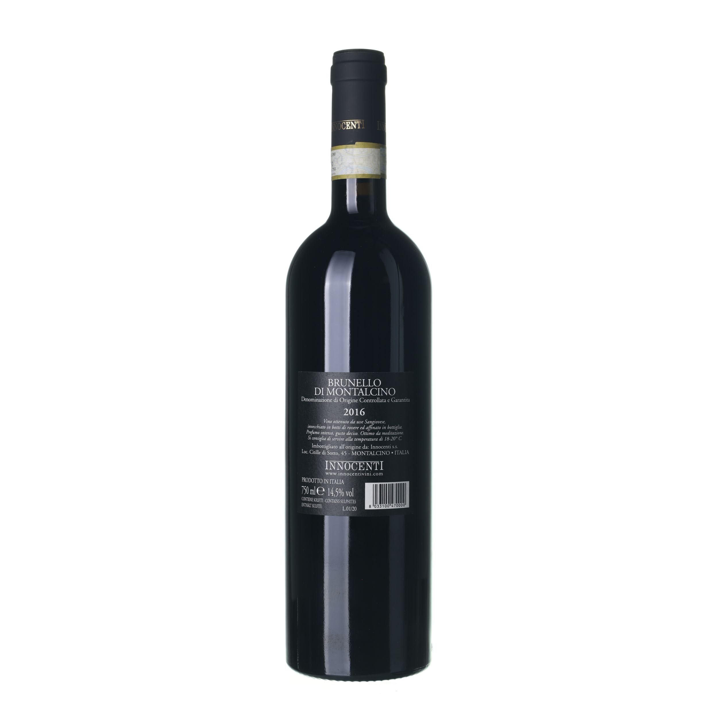 2016 Brunello di Montalcino DOCG Innocenti (0,75l) – Obrázok 2