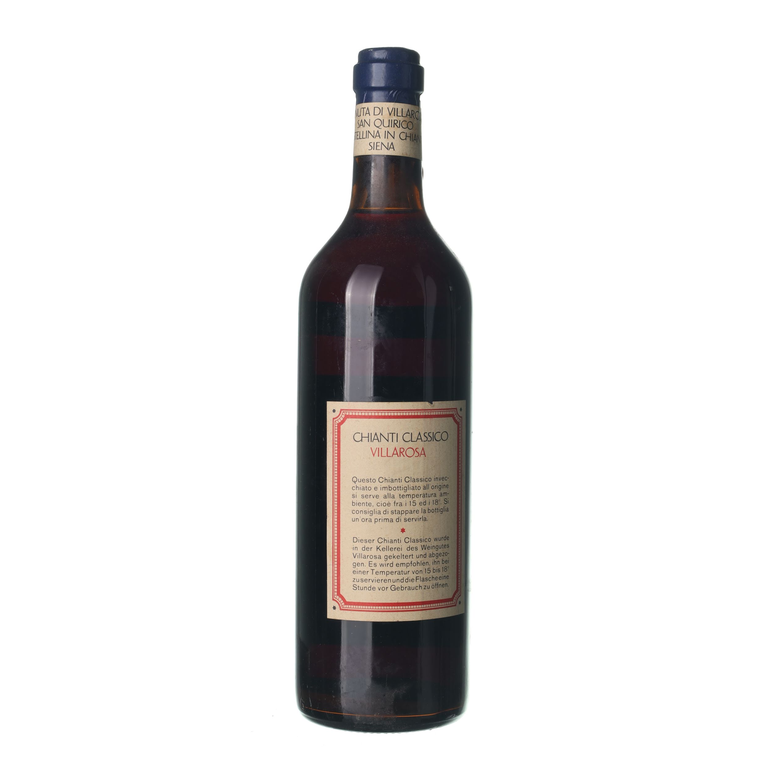 1965 Chianti Tenuta Villa Rosa (0,75l) – Obrázok 2