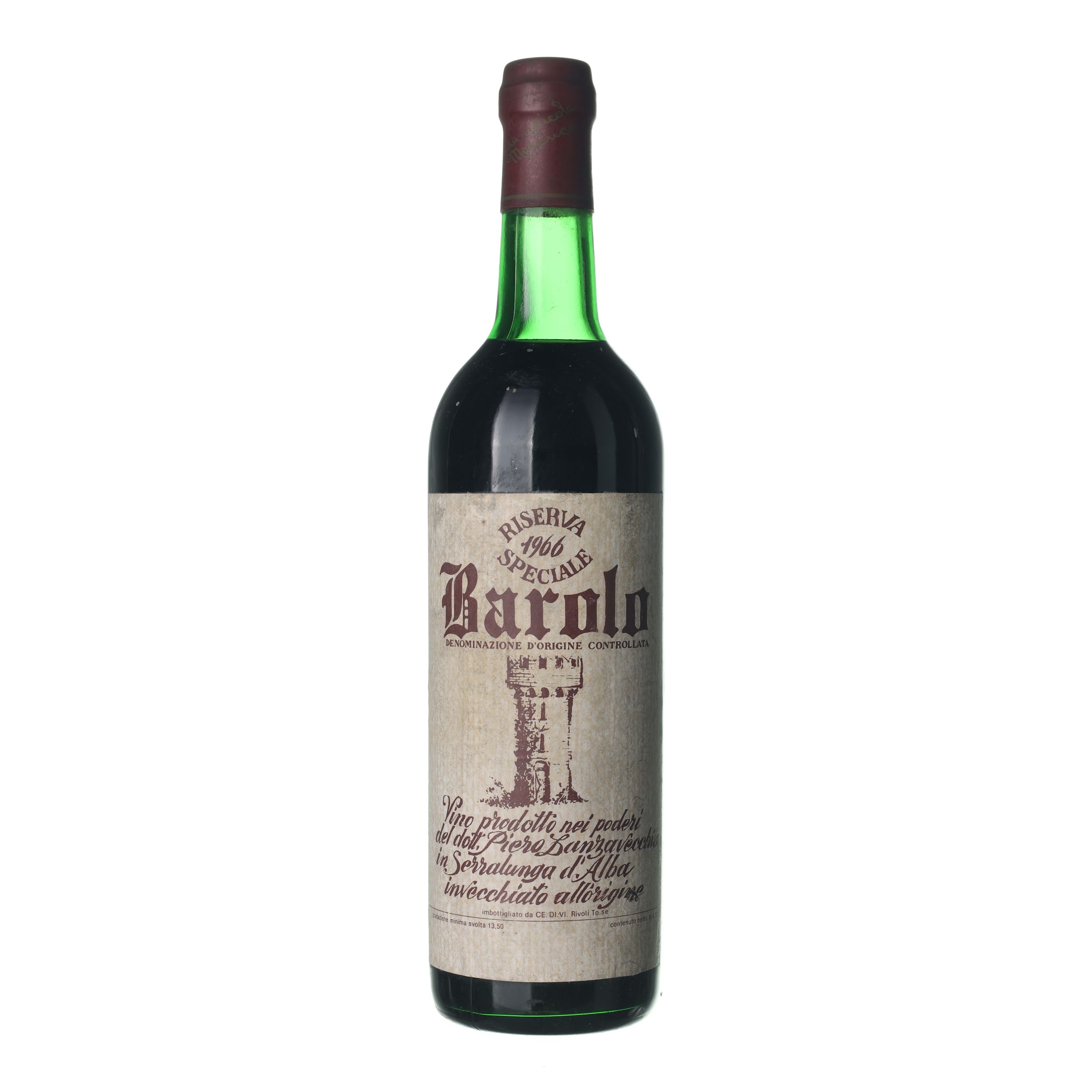 1966 Barolo Riserva Cantine Piero Lanzavecchia (0,75l)