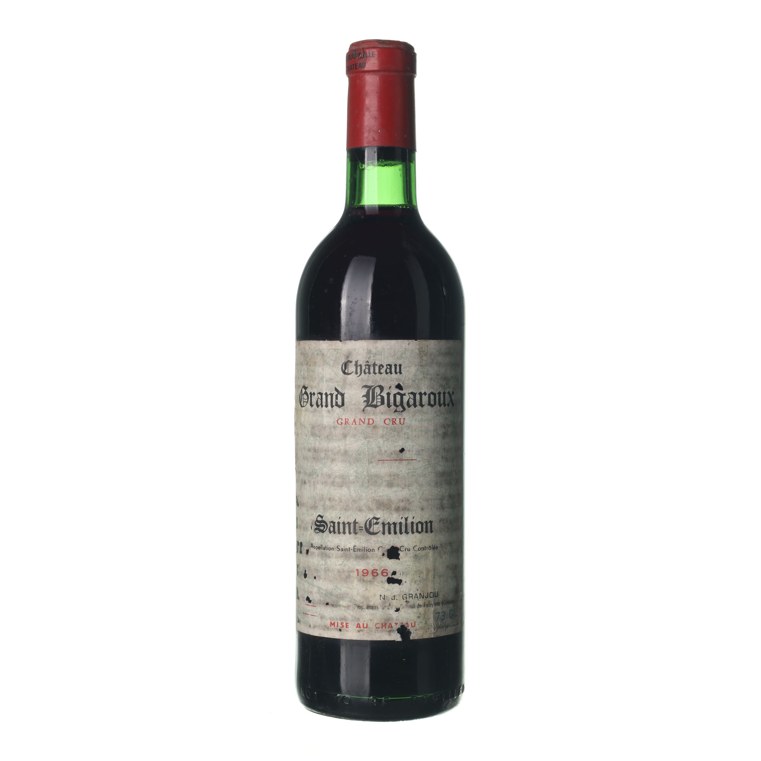 1966 Saint-Emilion Grand Cru Chateau Grand Bigaroux (0,75l)