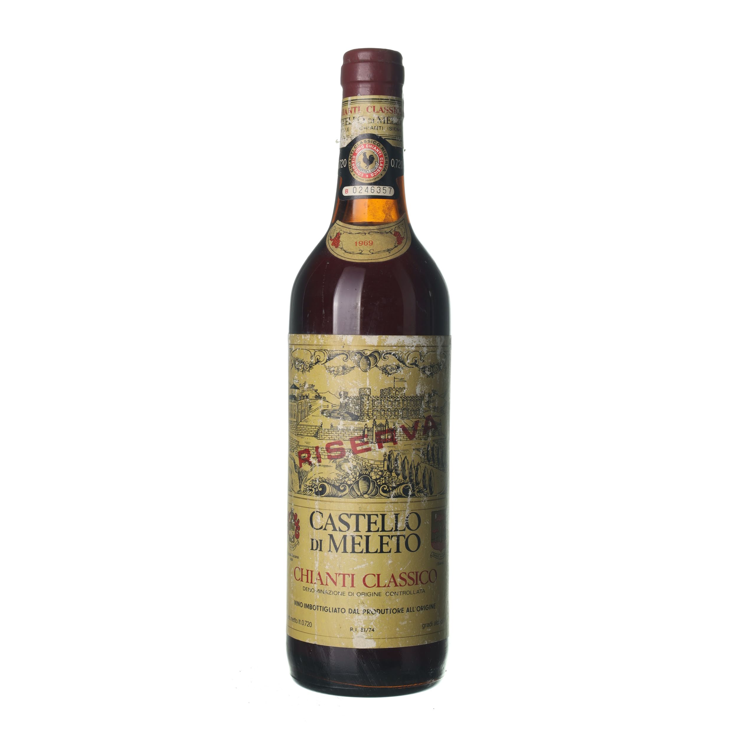 1969 Chianti Riserva Castello di Meleto (0,75l)