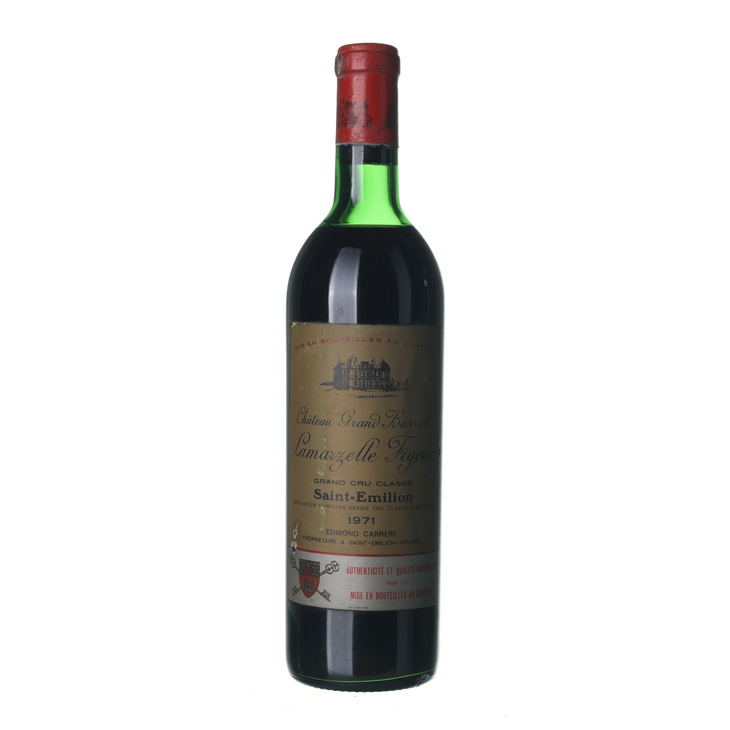 1971 Saint-Emilion Grand Cru Chateau Grand Barrail (0,75l)