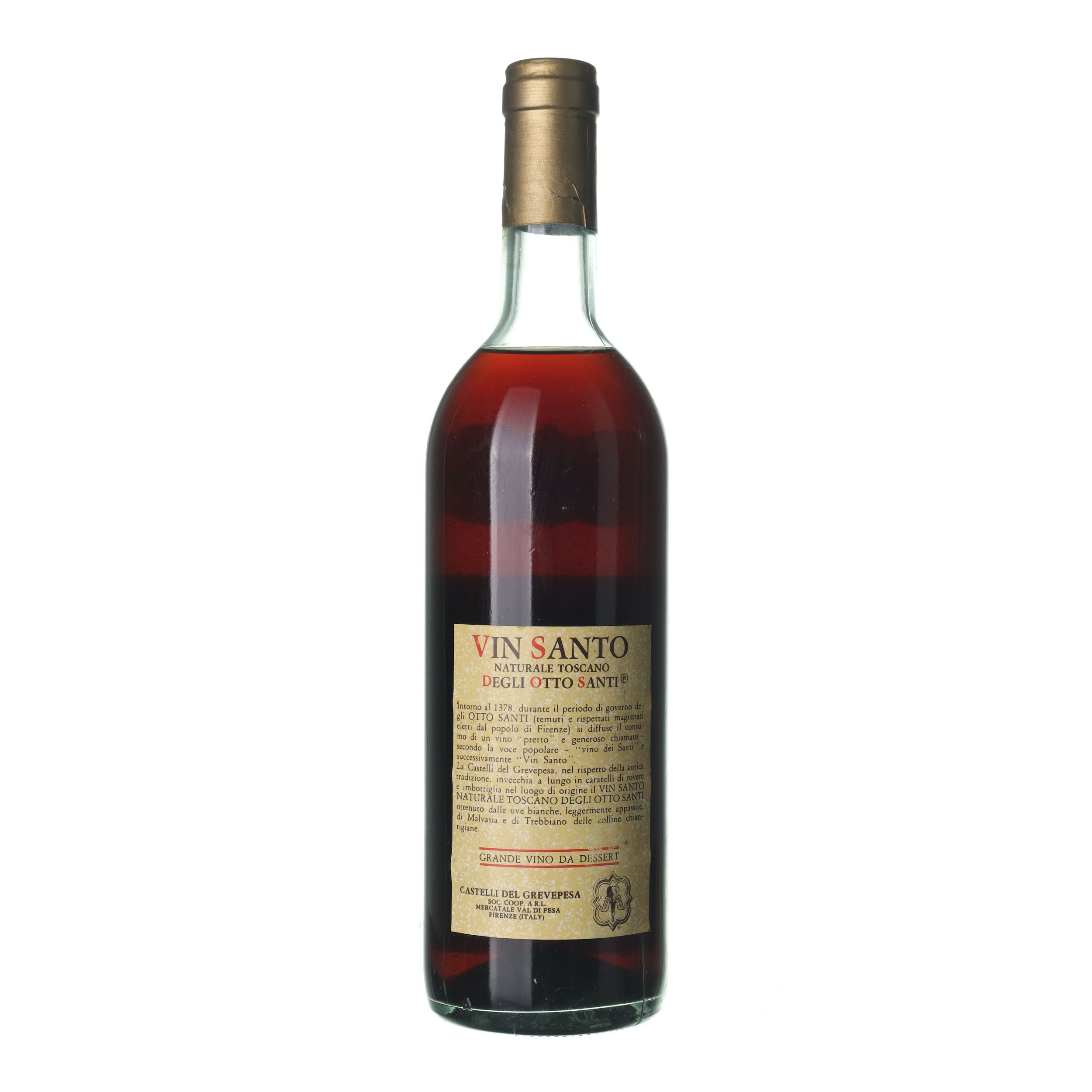 1972 Vin Santo Castelli del Grepevesa (0,75l) – Obrázok 2