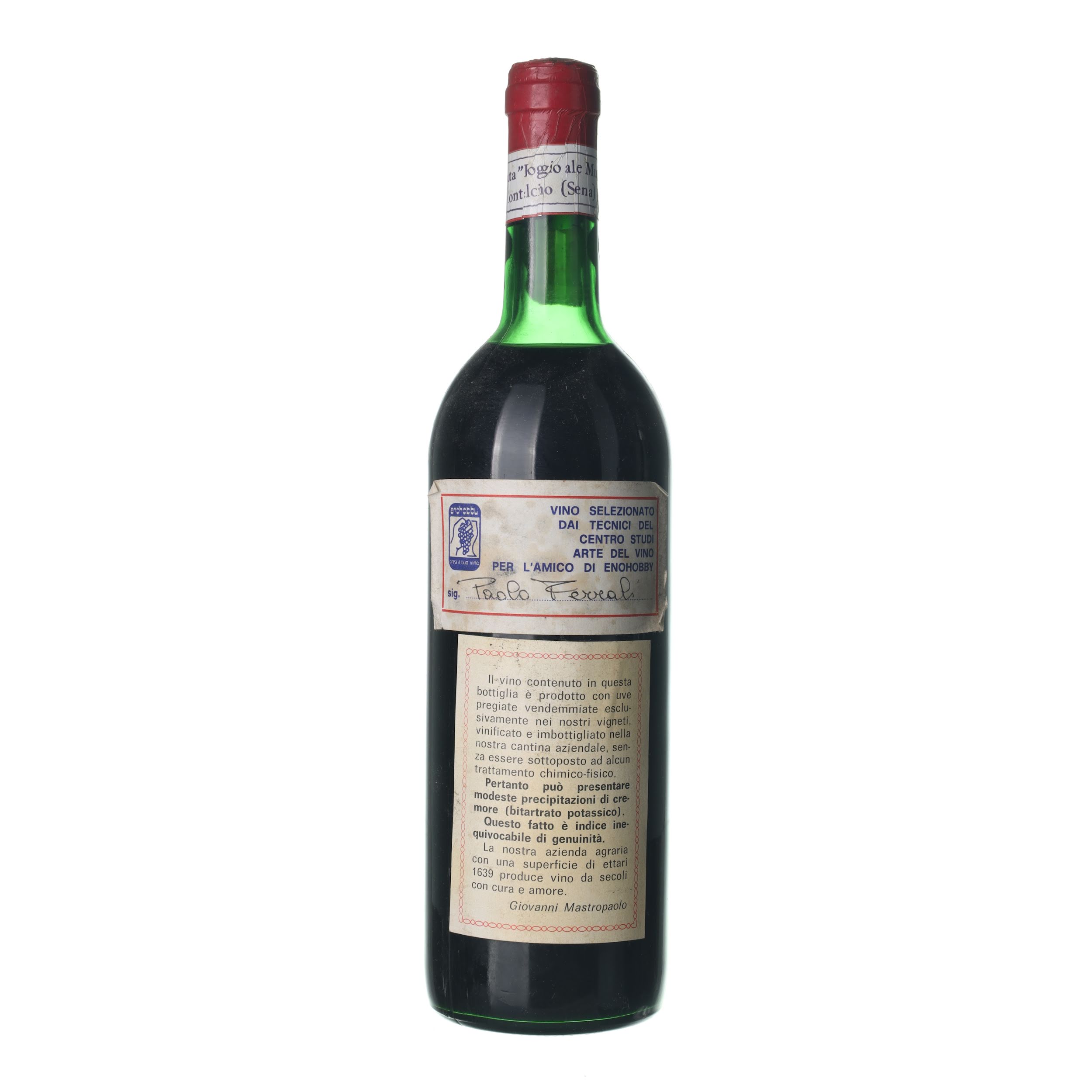 1975 Vino Rosso Poggio Alle Mura (0,75l) – Obrázok 2