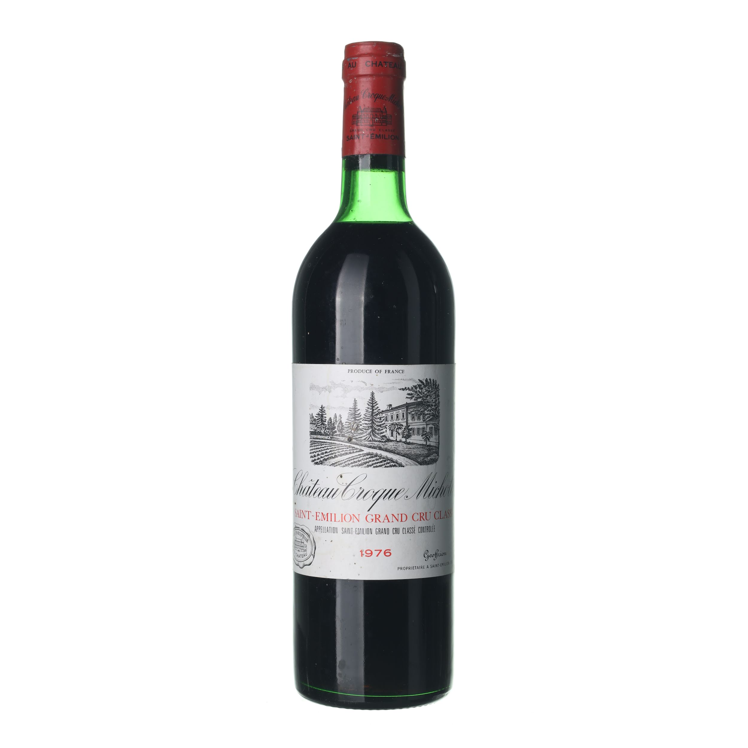 1976 Saint-Emilion Grand Cru Chateau Croque Michotte (0,75l)