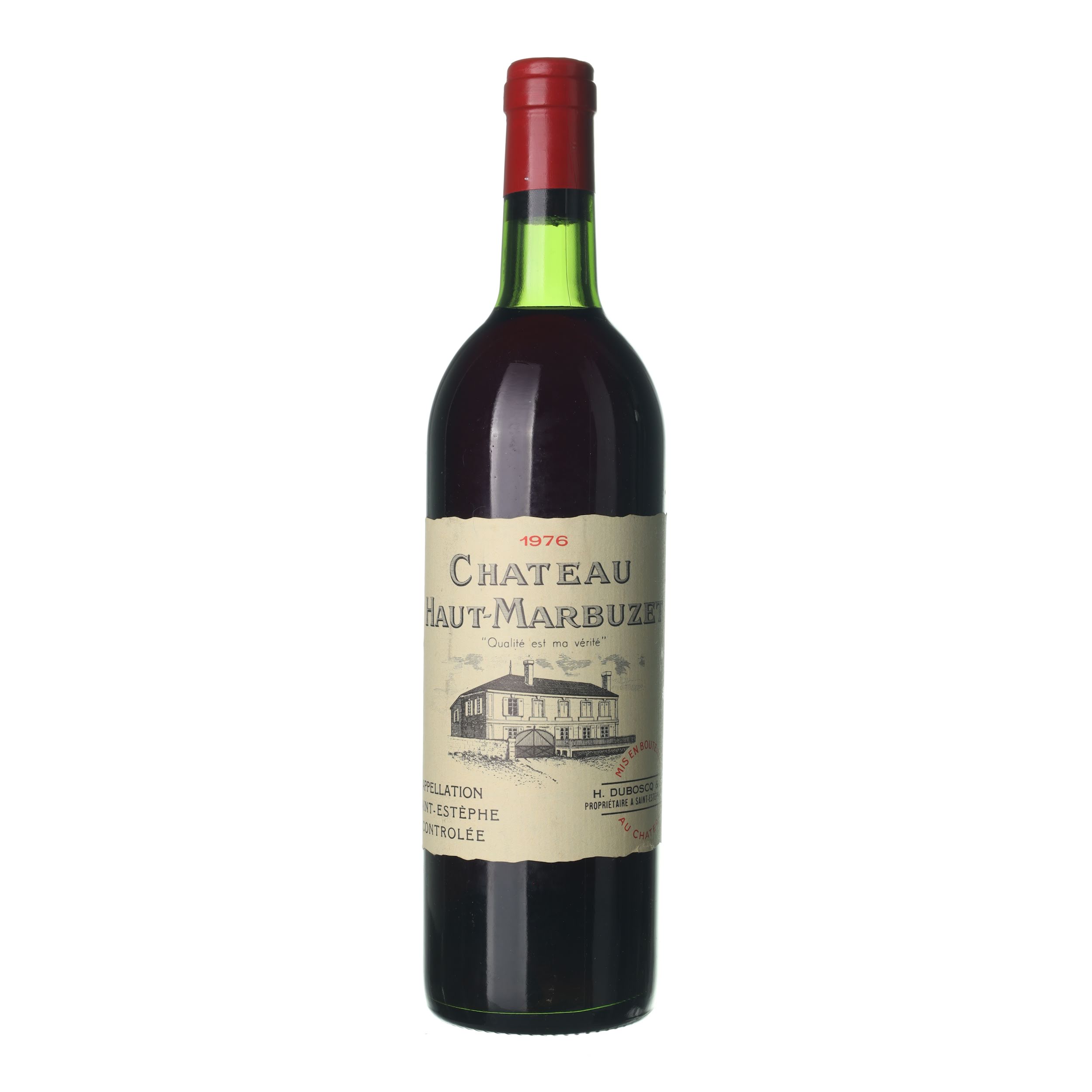 1976 Saint-Estèphe Chateau Haut-Marbuzet (0,75l)