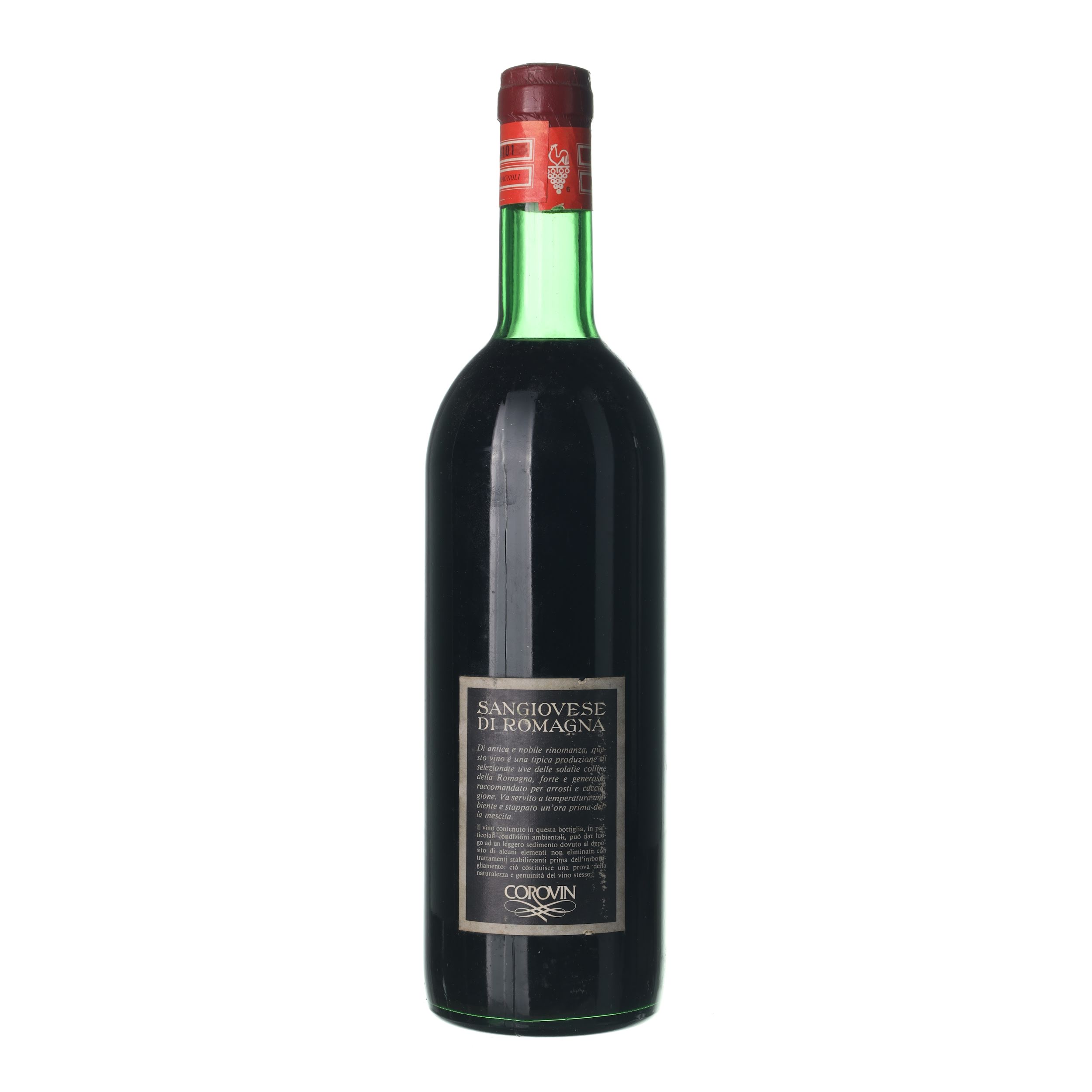 1976 Sangiovese di Romagna Corovin (0,75l) – Obrázok 2