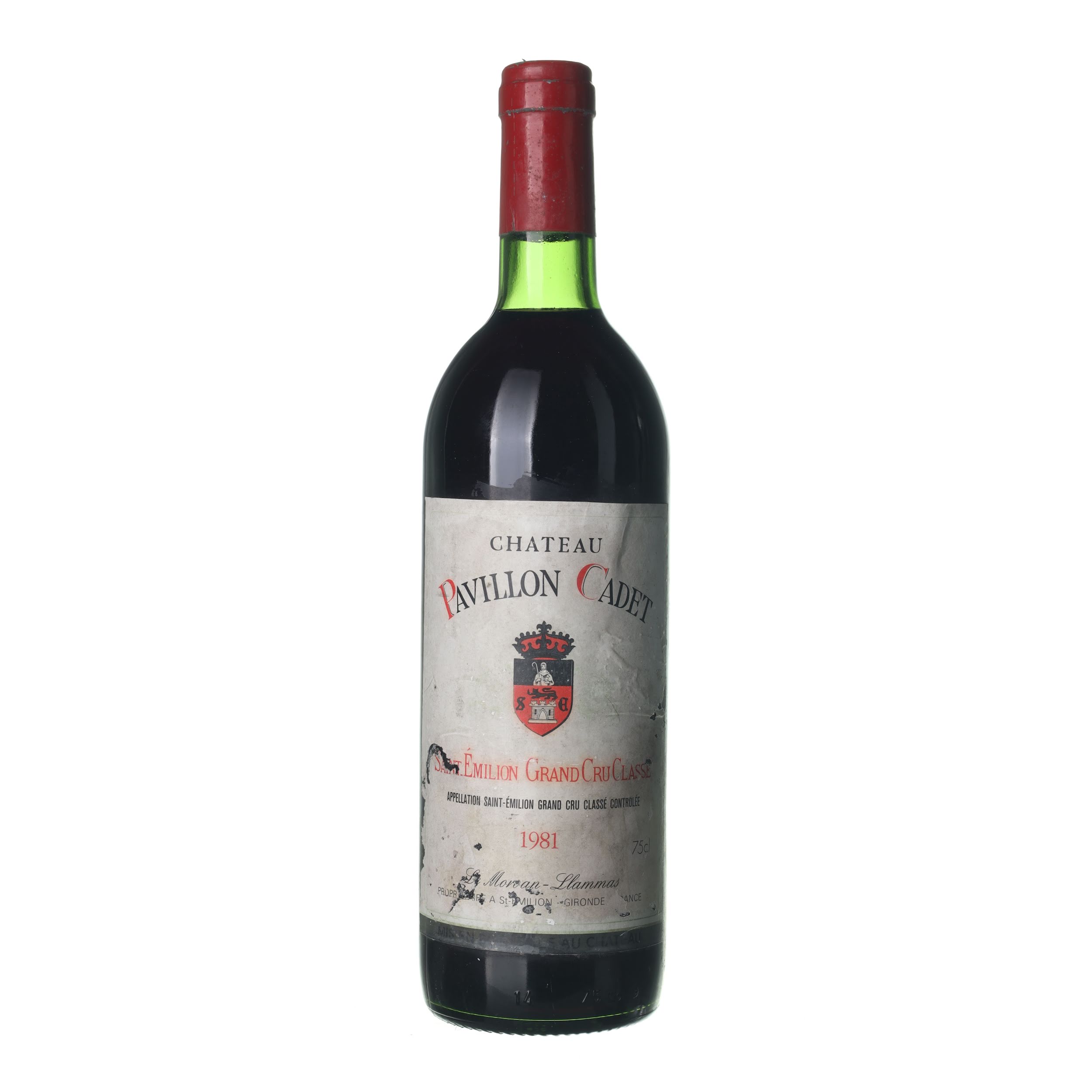 1981 Saint-Emilion Grand Cru Chateau Pavillon Cadet (0,75l)