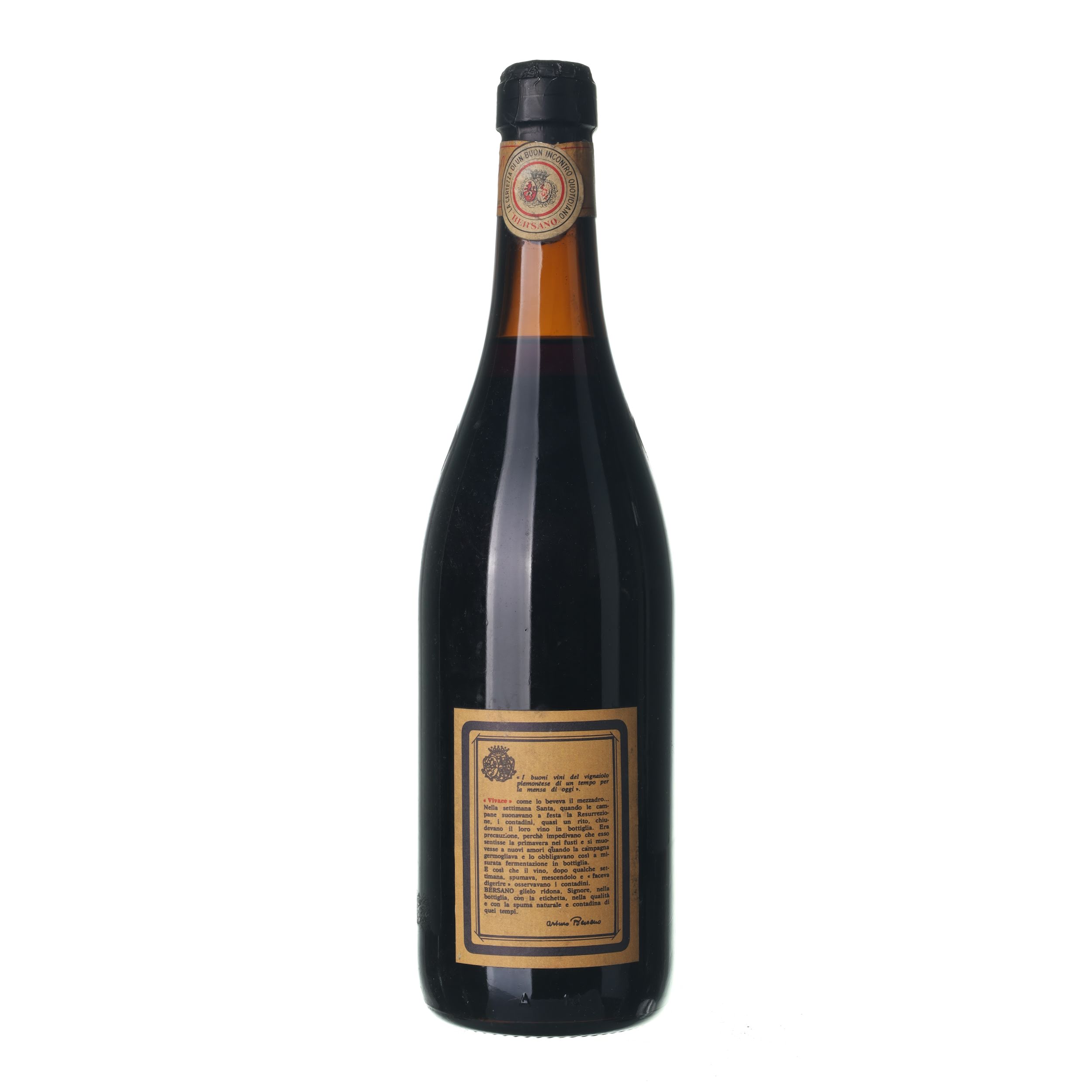 1986 Barbera del Monferrato Bersano (0,75l) – Obrázok 2