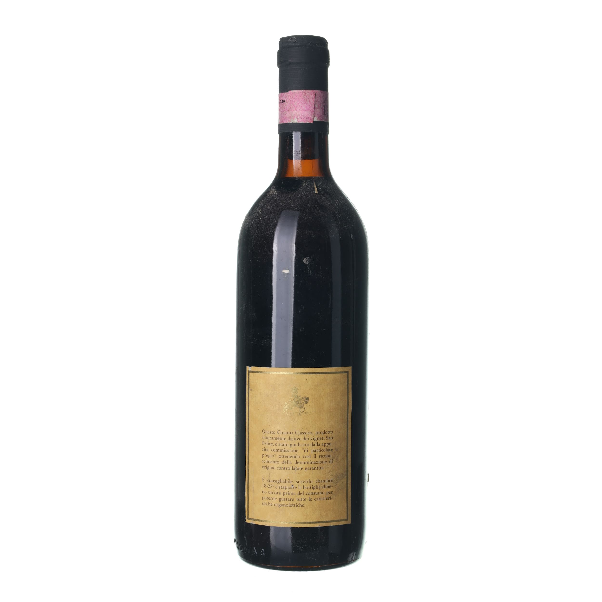 1986 Chianti San Felice (0,75l) – Obrázok 2