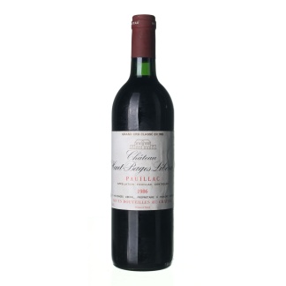 1986 Pauillac Grand Cru Château Haut-Bages Libéral (0,75l)