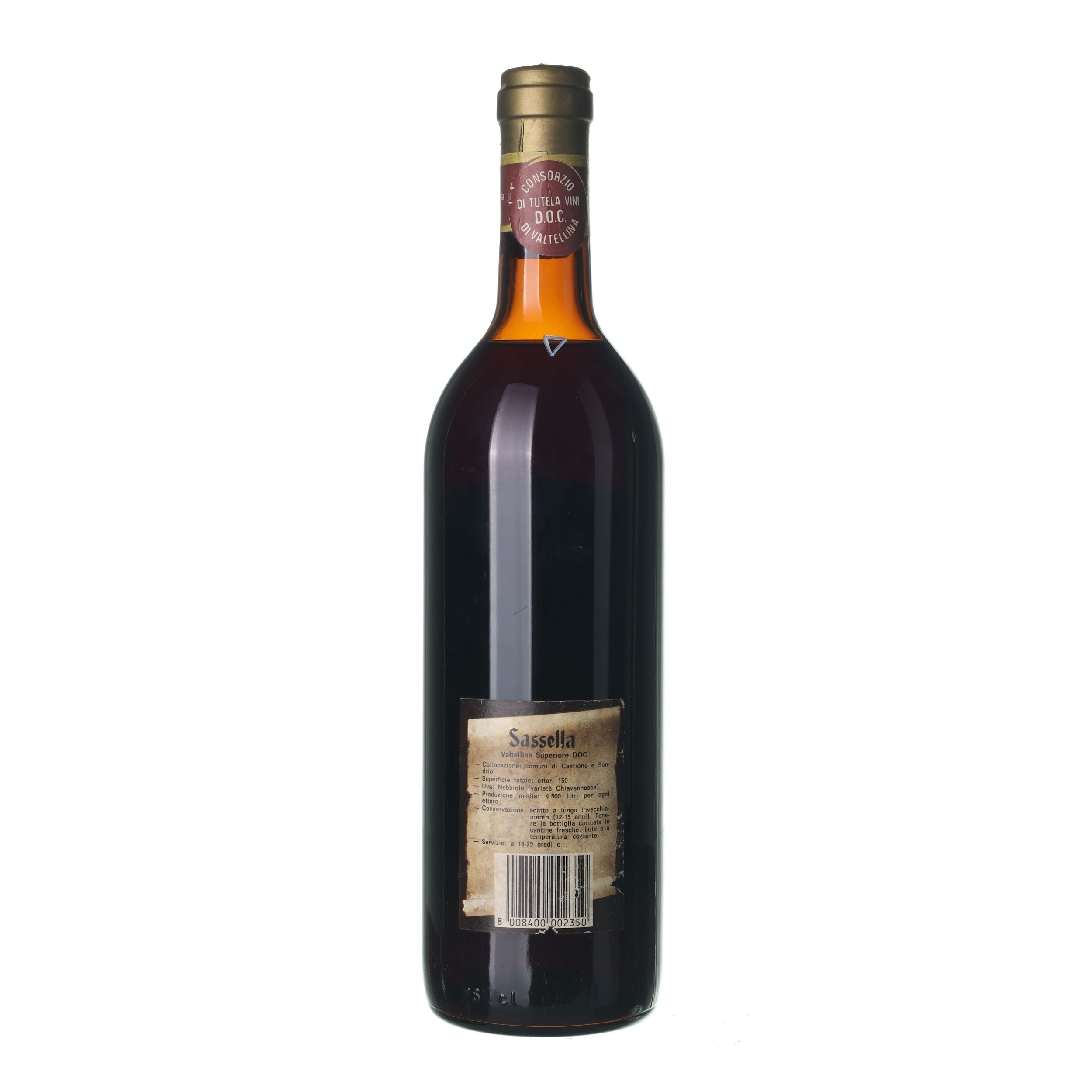 1986 Sassella Enologica Valtellinese (0,75l) – Obrázok 2