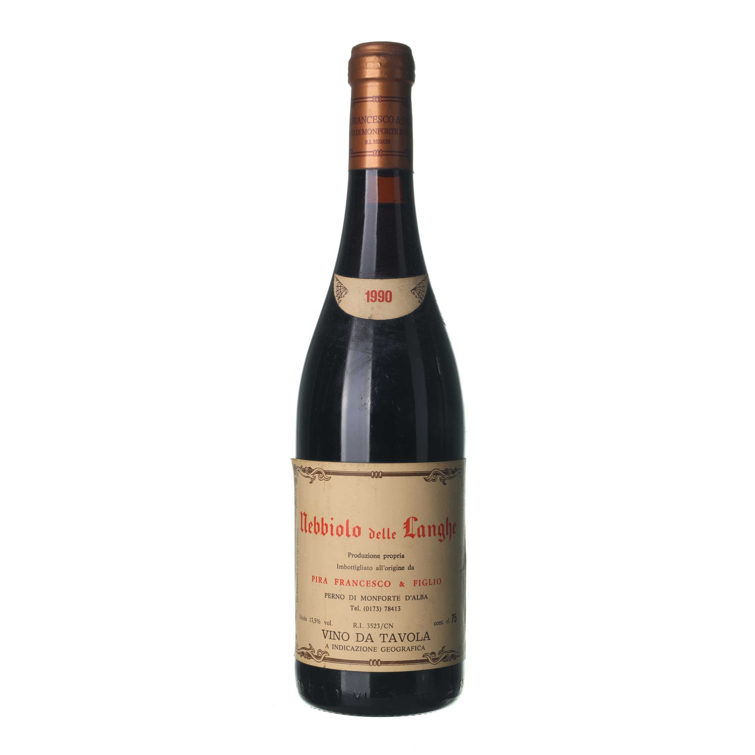 1990 Nebbiolo delle Langhe Pira Francesco & Figlio (0,75l)