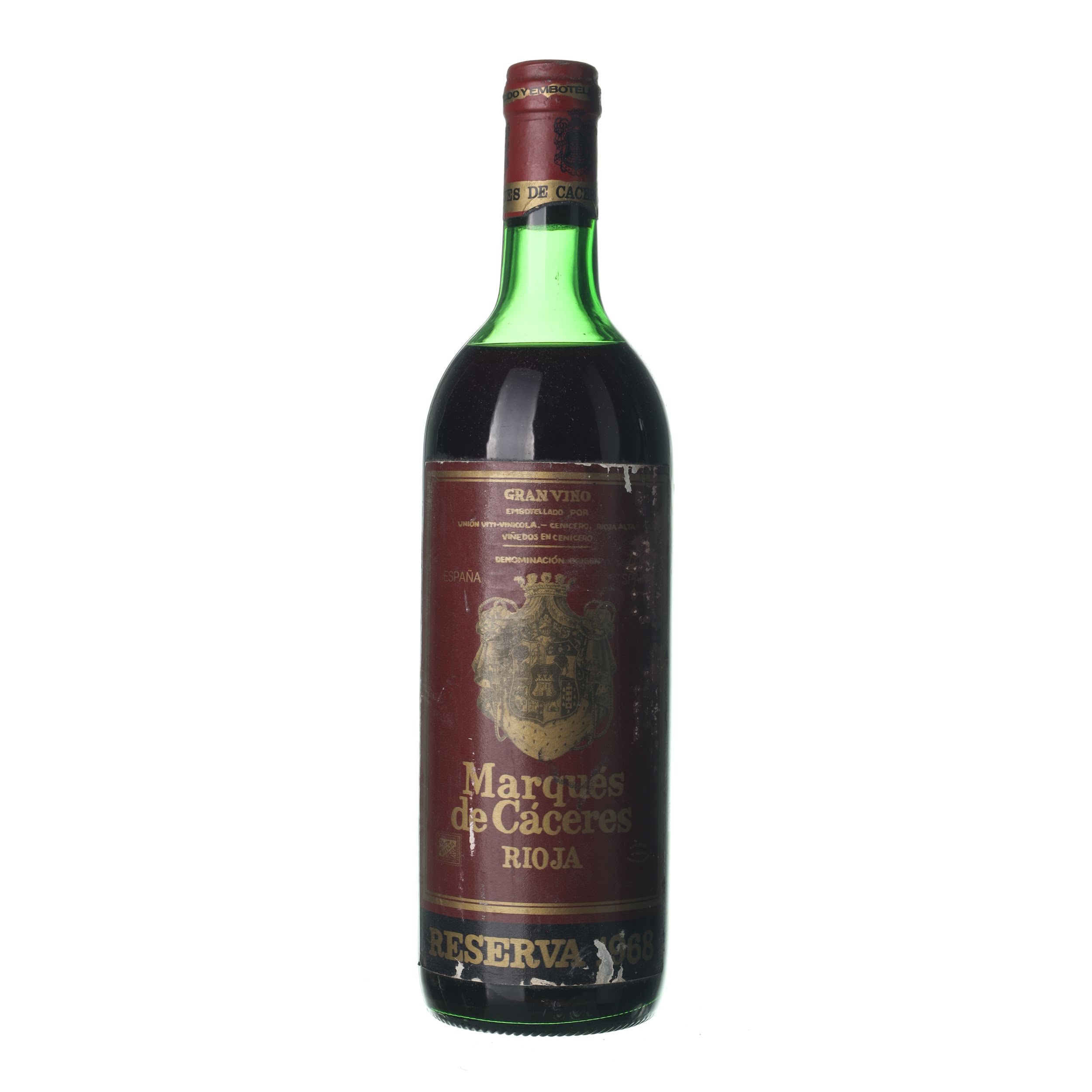 1968 Rioja Reserva Marqués de Cacéres (0,75l)