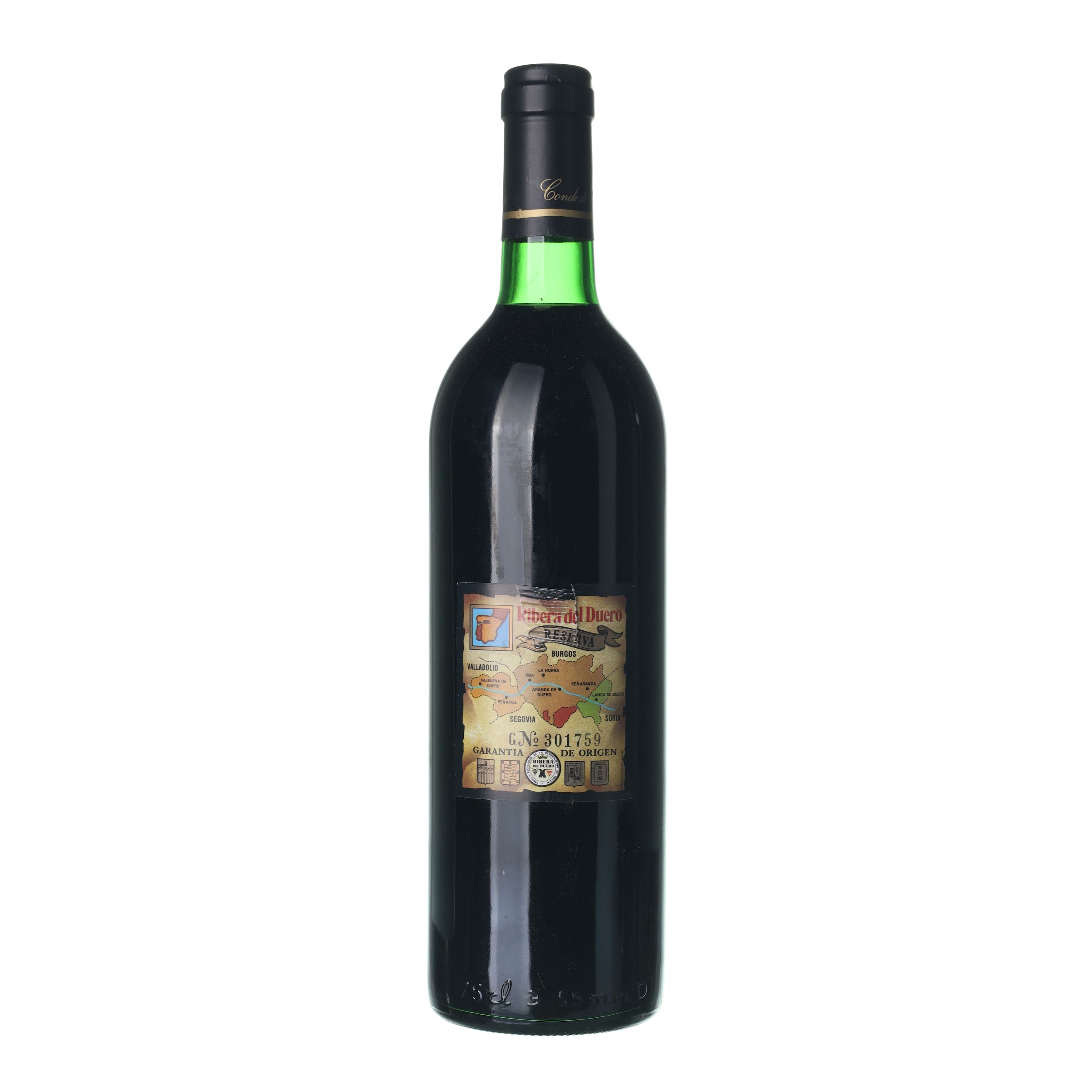 1985 Ribera del Duero Reserva Conde de Siruela (0,75l) – Obrázok 2
