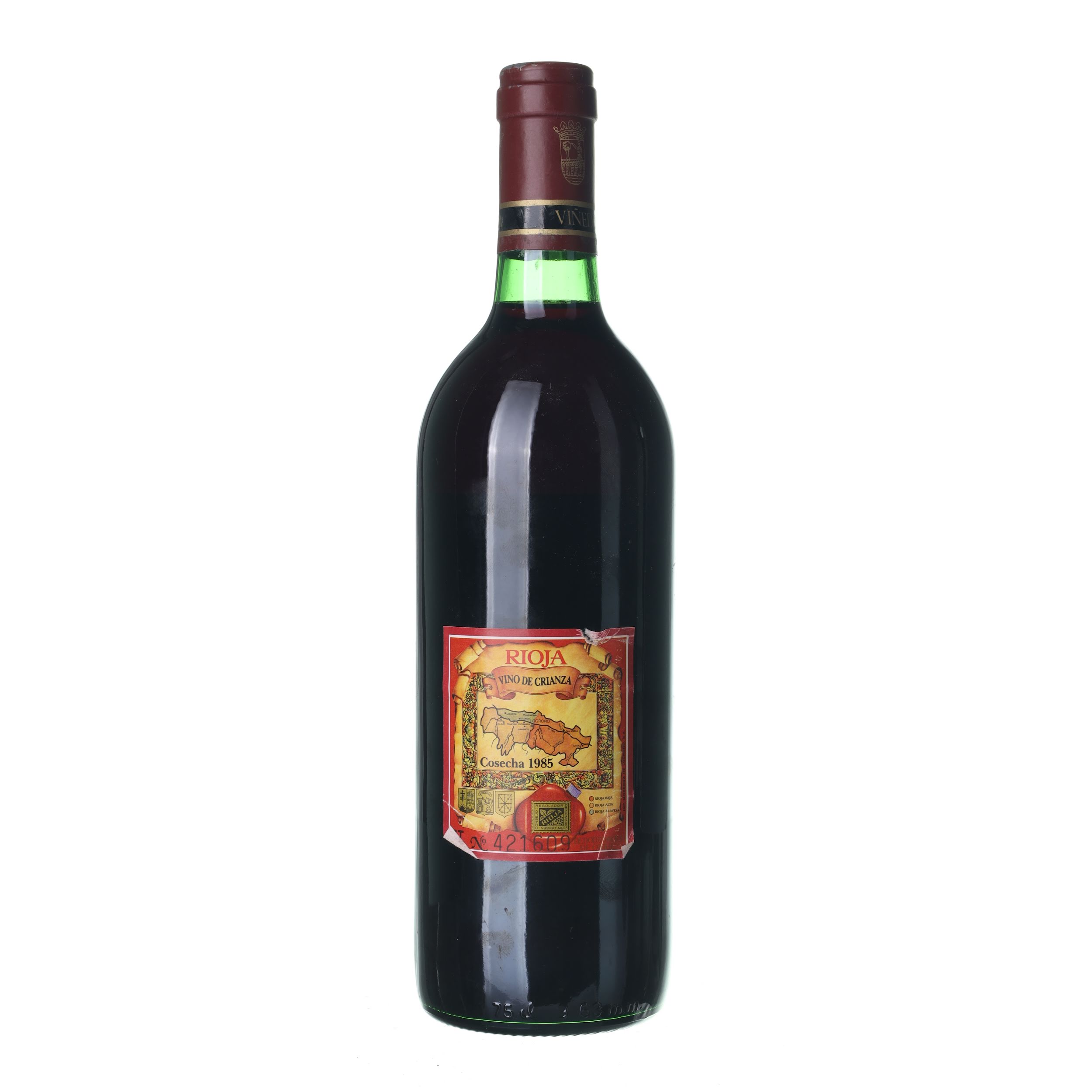 1985 Rioja Crianza Bodegas S. Coop (0,75l) – Obrázok 2