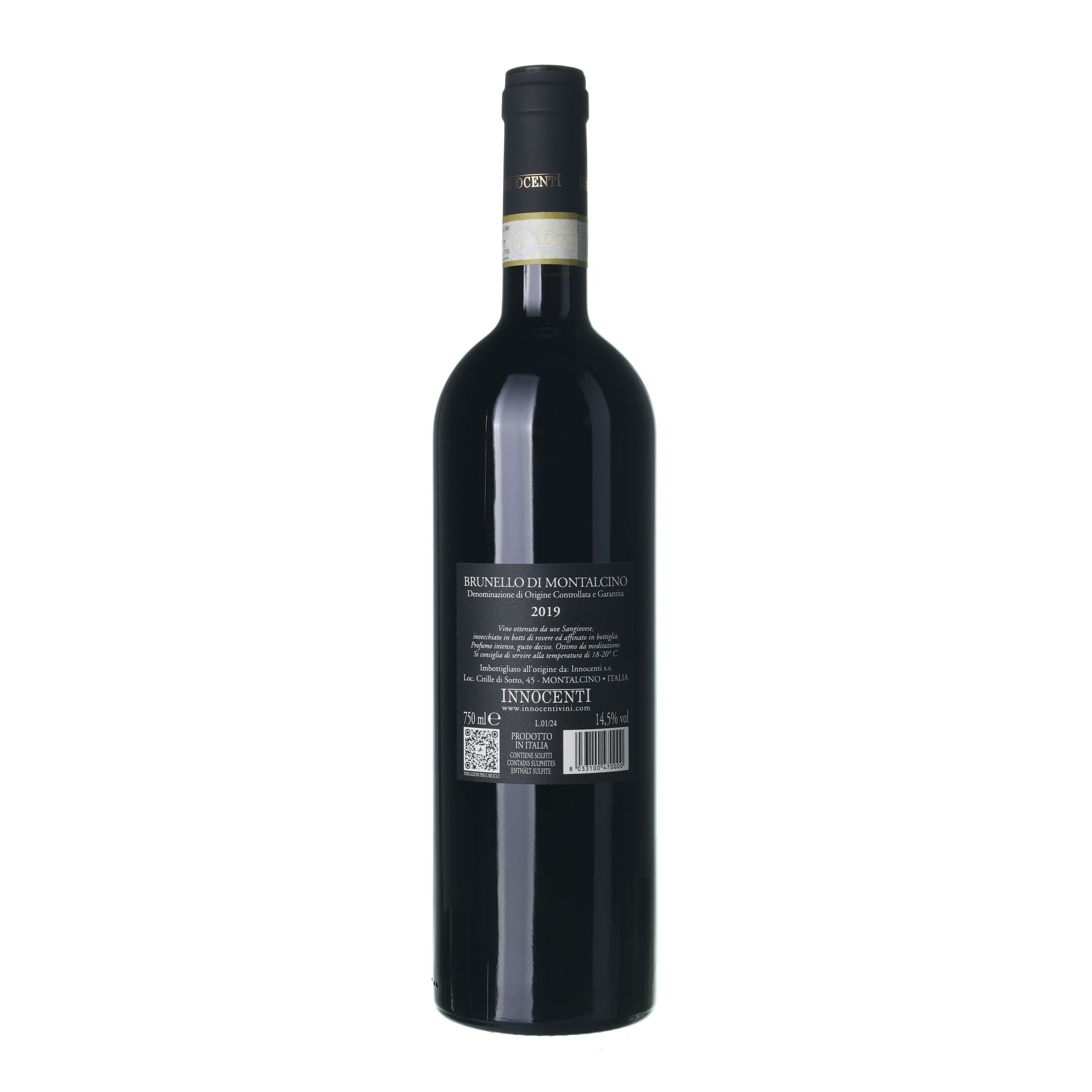 2019 Brunello di Montalcino DOCG Innocenti (0,75l) – Obrázok 2