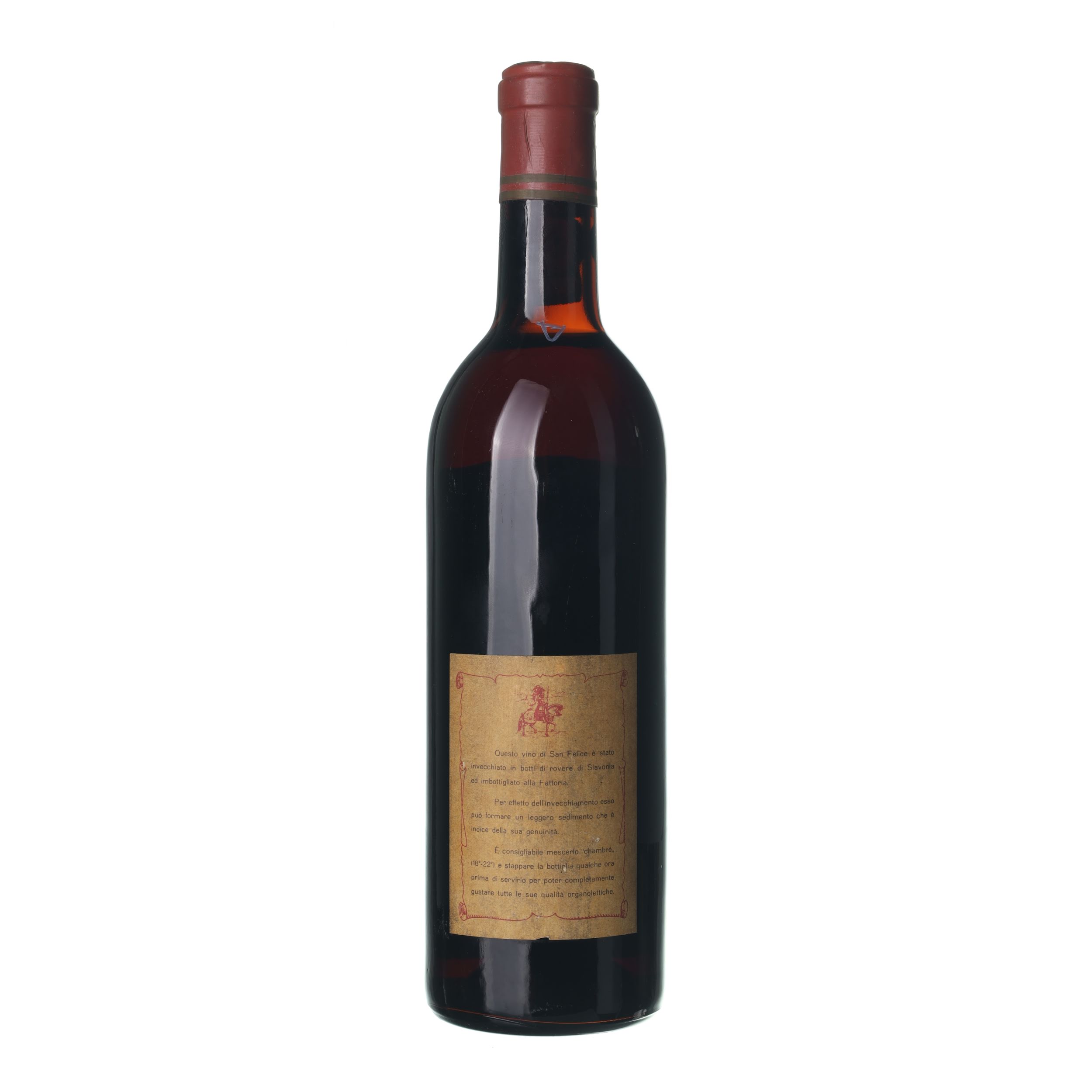 1970 Chianti San Felice (0,75l) – Obrázok 2