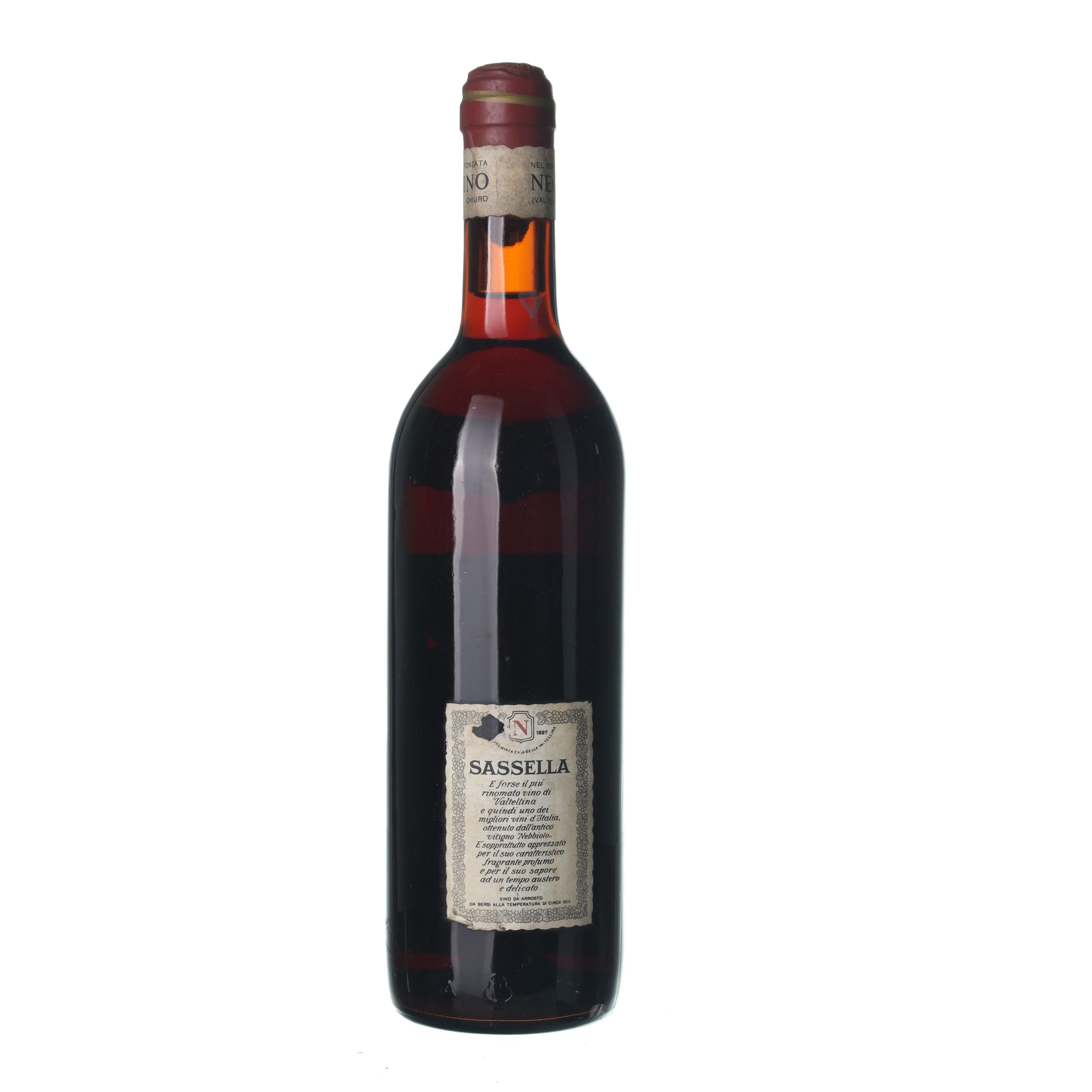 1971 Sassella Valtellina Superiore Riserva Nino Negri (0,75l) – Obrázok 2