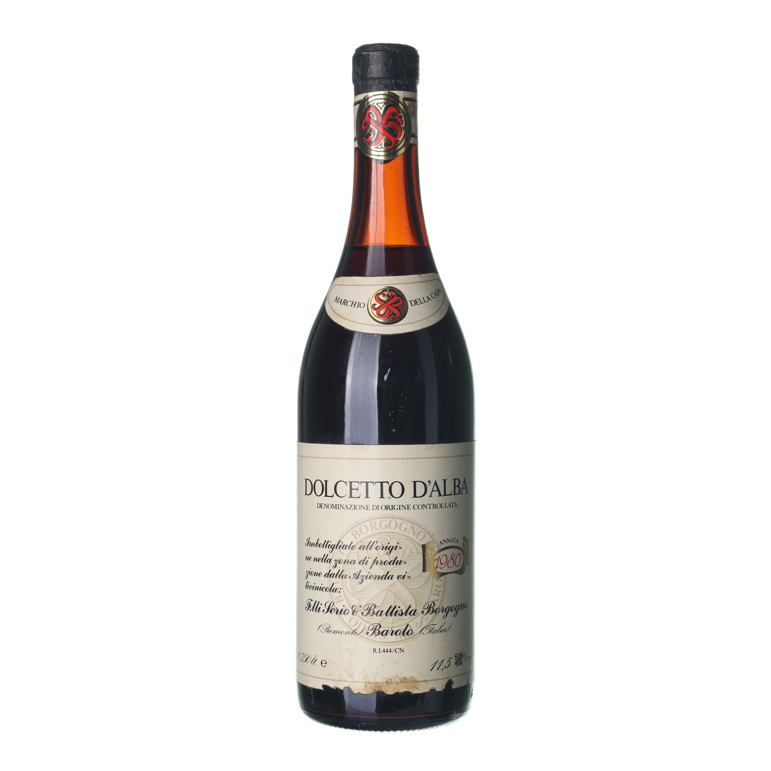 1980 Dolcetto d´Alba Fratelli Serio & Battista Borgogno (0,75l)