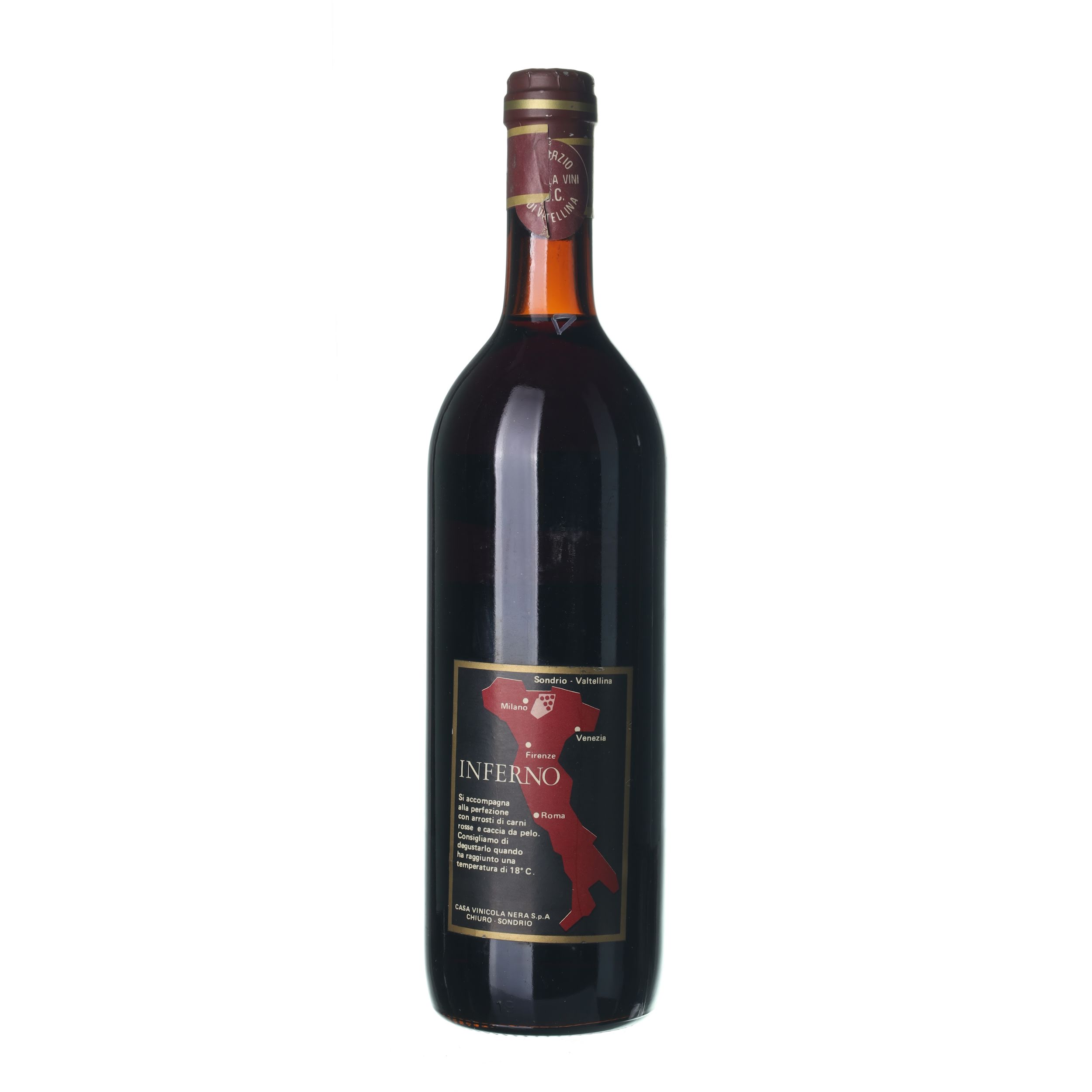 1981 Inferno Valtellina Superiore Nera (0,75l) – Obrázok 2