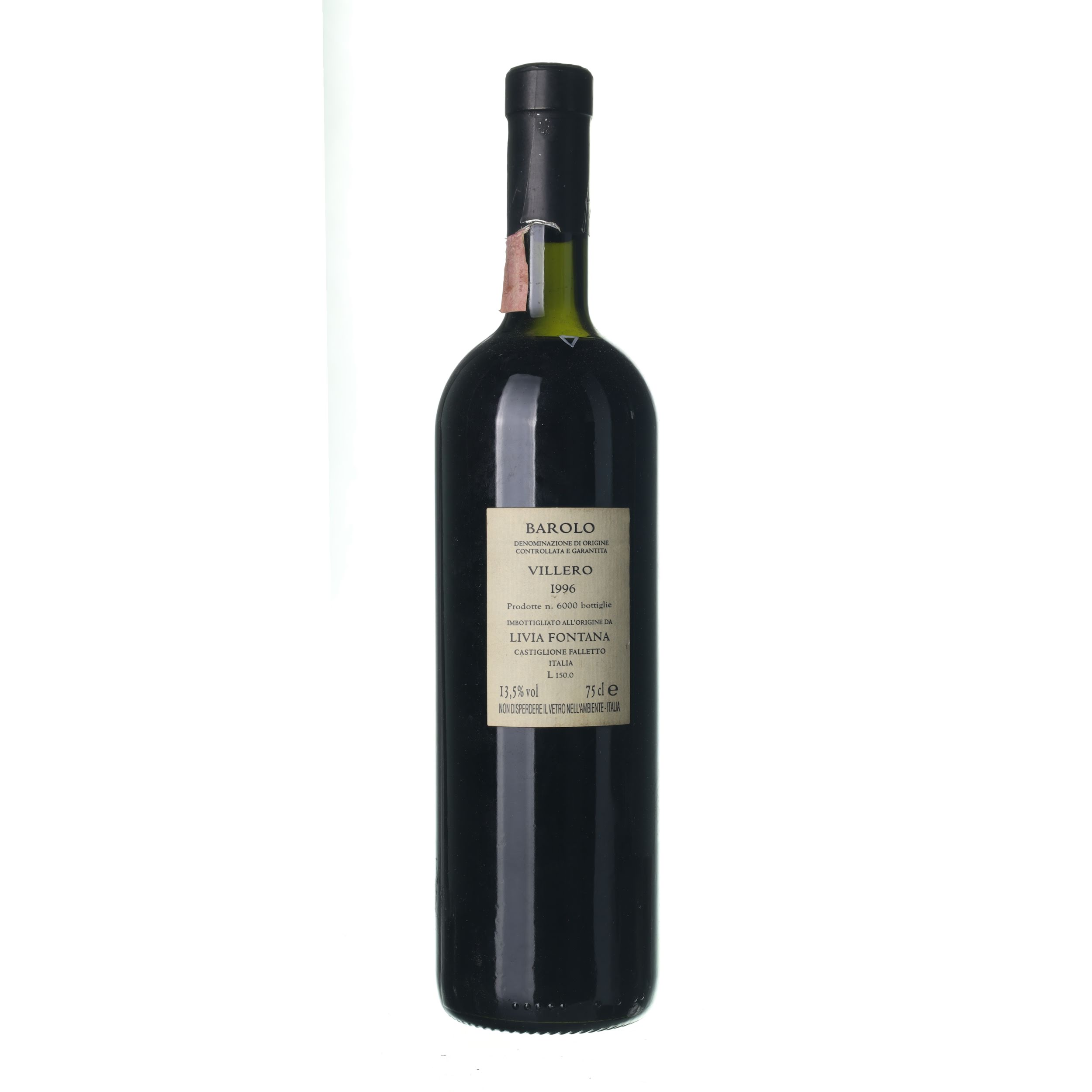1996 Barolo Livia Fontana (0,75l) – Obrázok 2