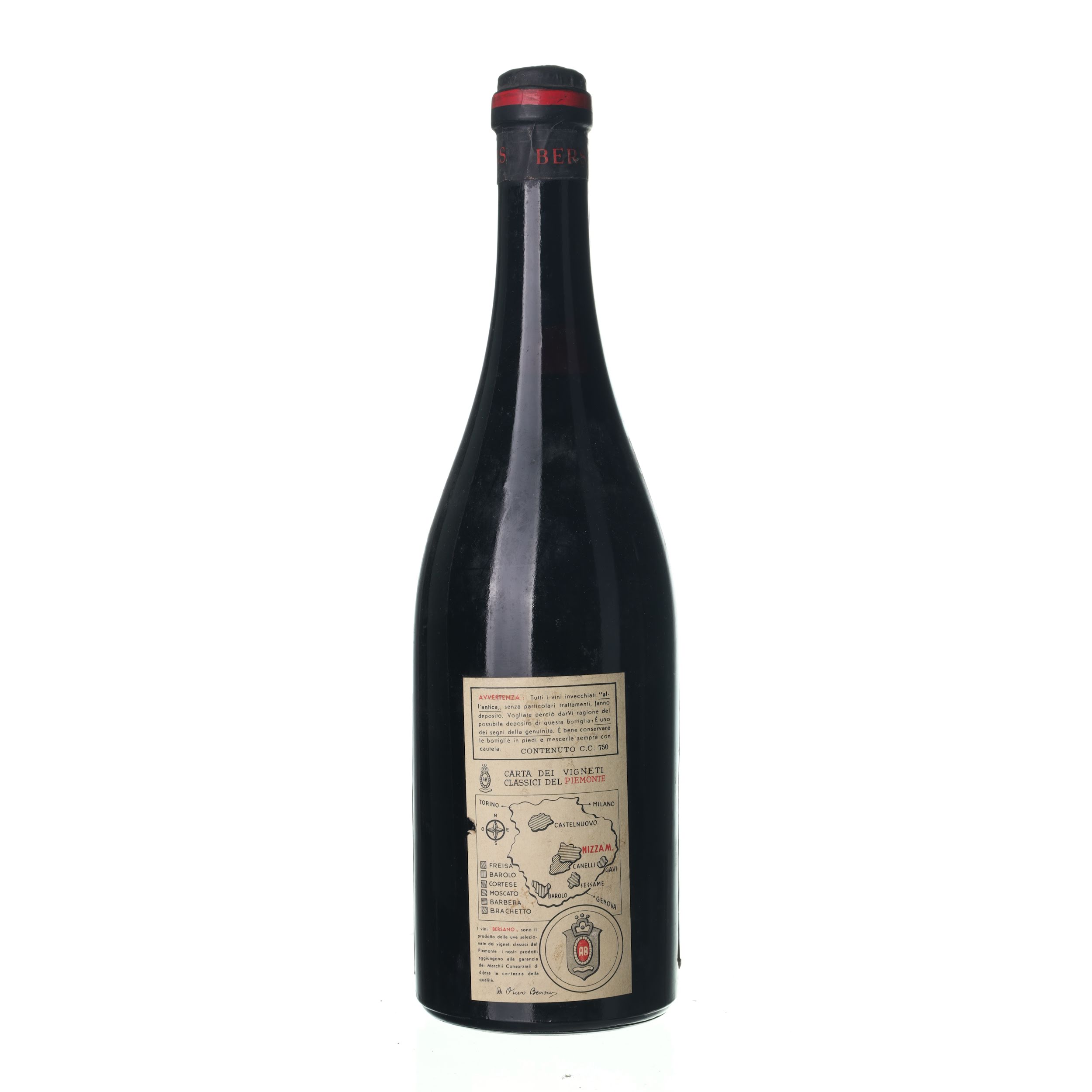 1959 Barolo Bersano (0,75l) – Obrázok 2