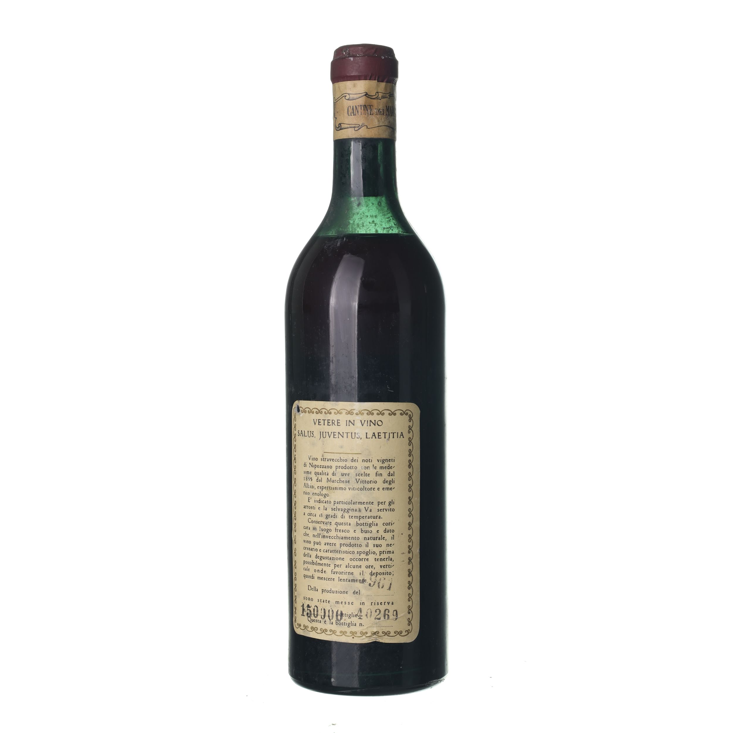 1961 Chianti Marchesi Frescobaldi (0,75l) – Obrázok 2