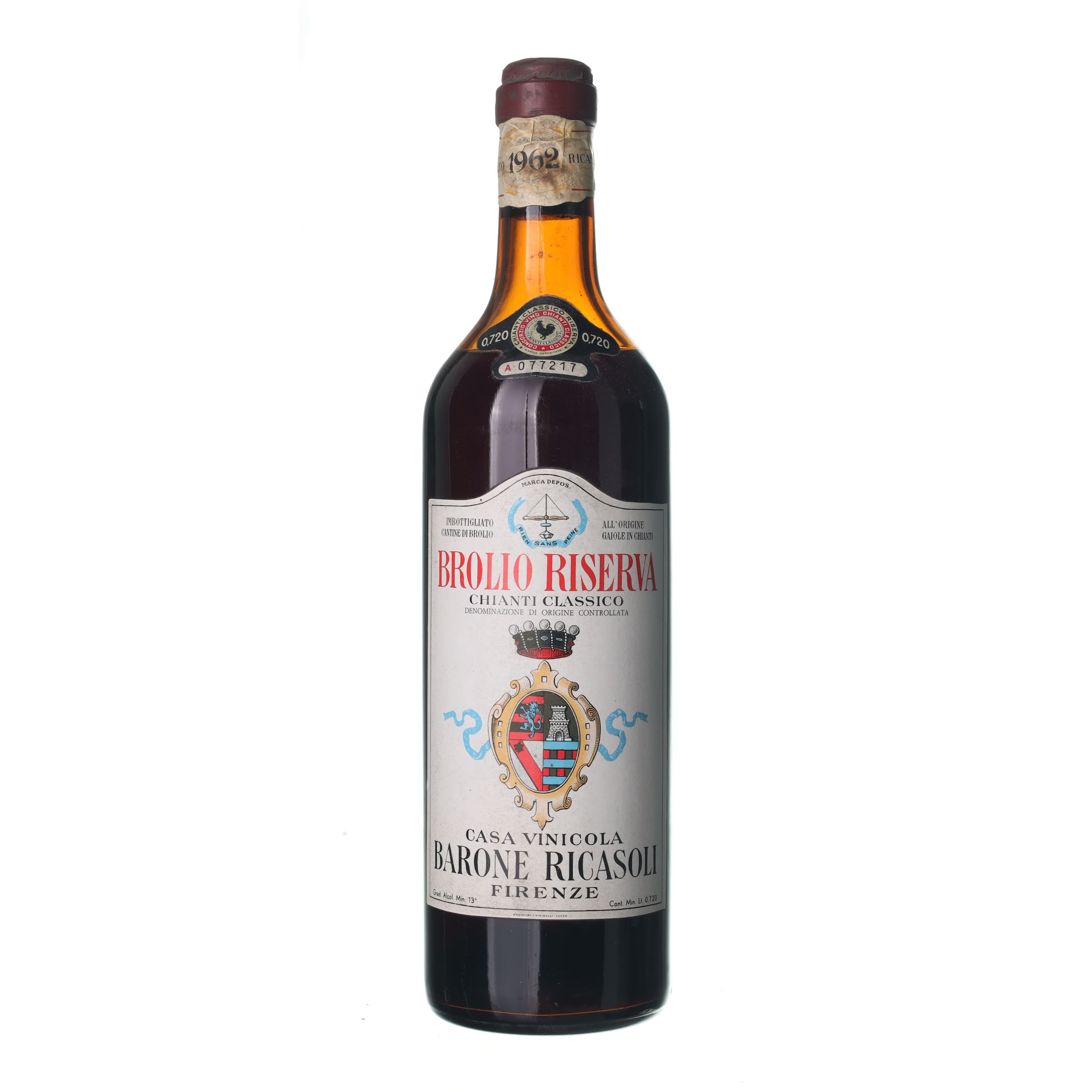 1962 Chianti Riserva Barone Ricasoli (0,75l)