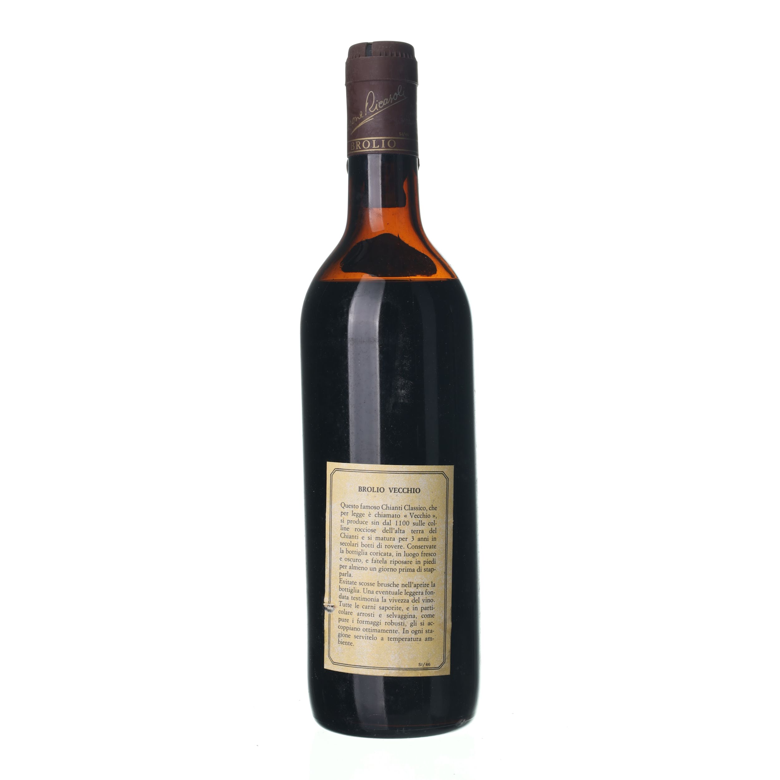 1972 Chianti Brolio (0,75l) – Obrázok 2