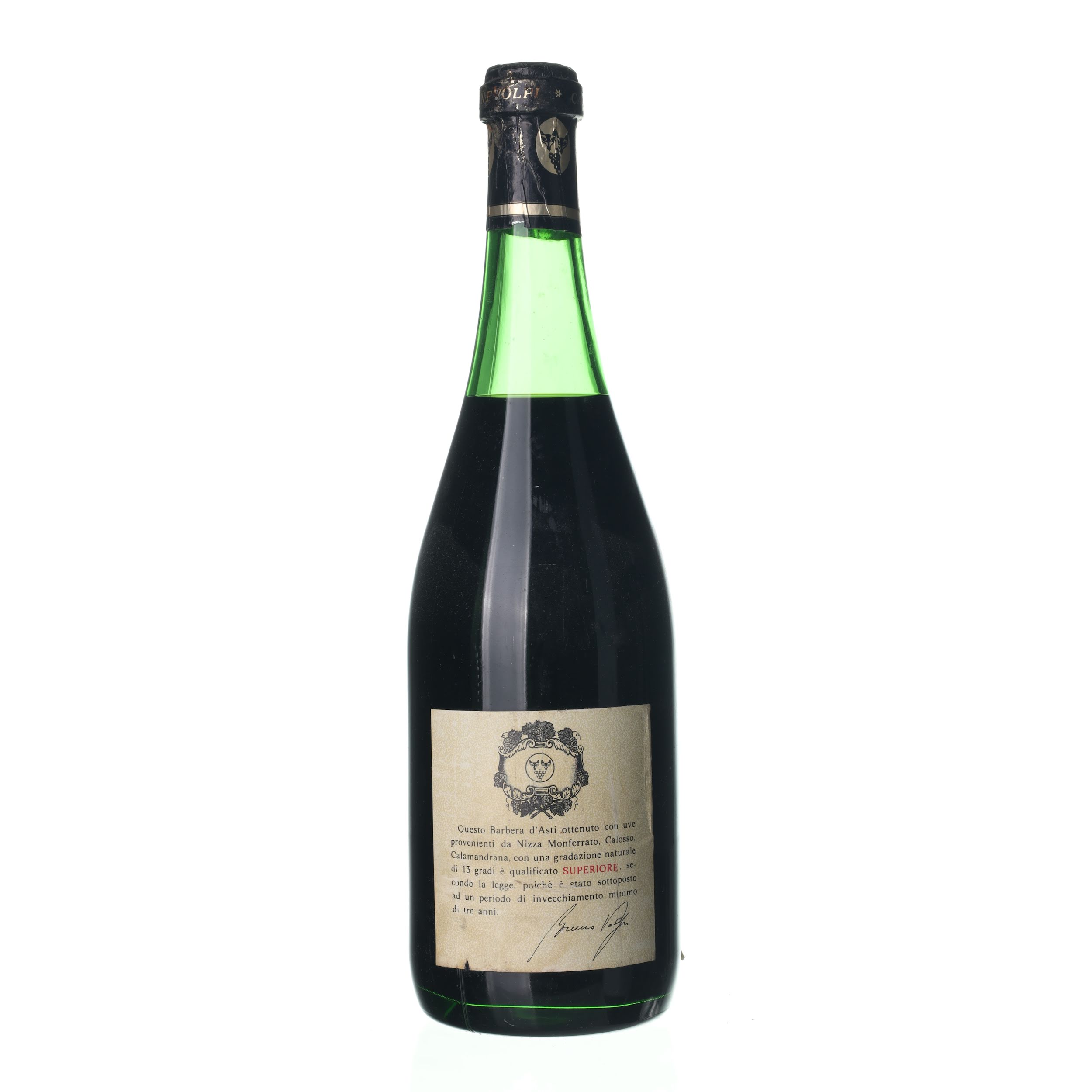 1976 Barbera d´Asti Volpi (0,75l) – Obrázok 2