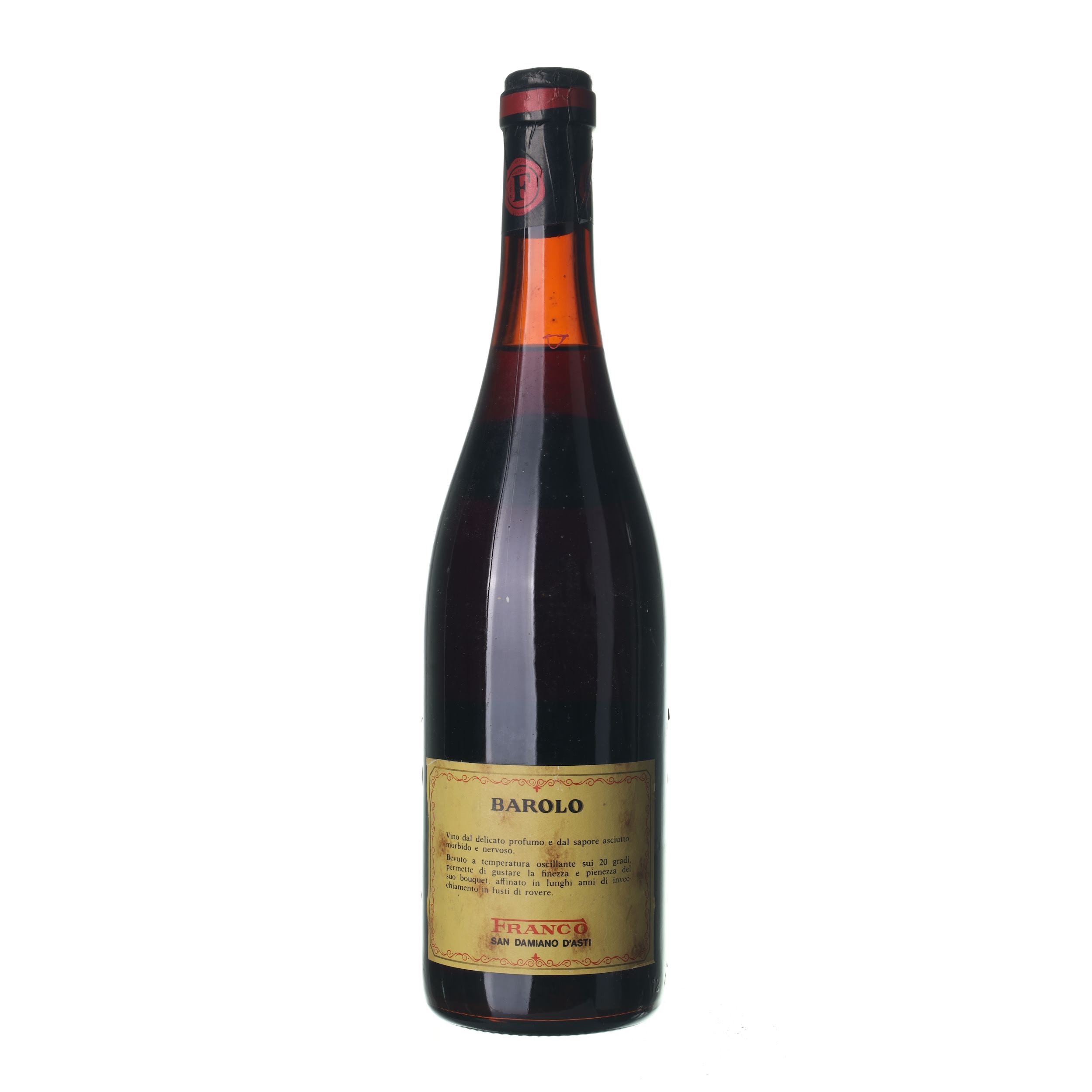 1976 Barolo Franco (0,75l) – Obrázok 2