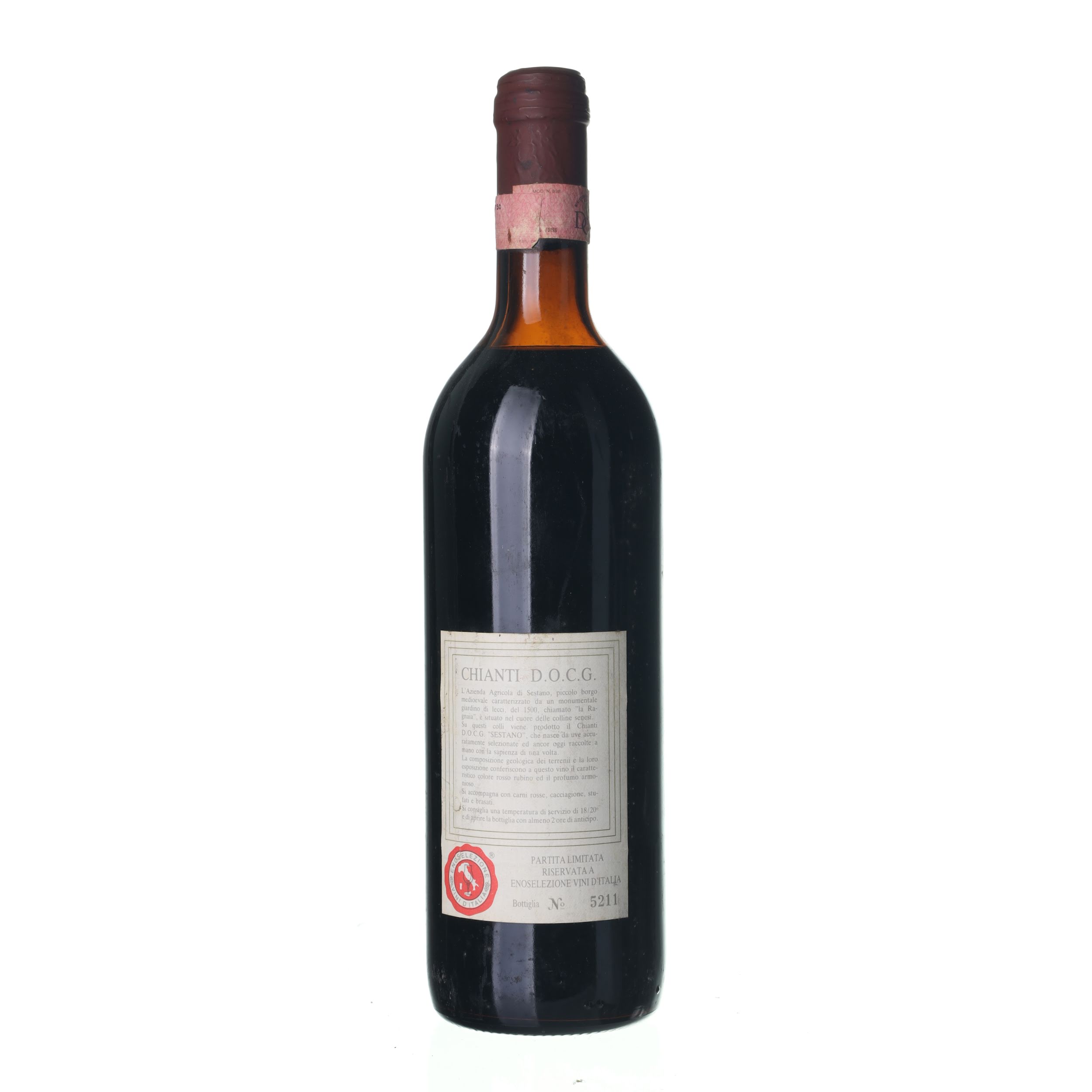 1988 Chianti Riserva Azienda Agricola Villa Sestano (0,75l) – Obrázok 2