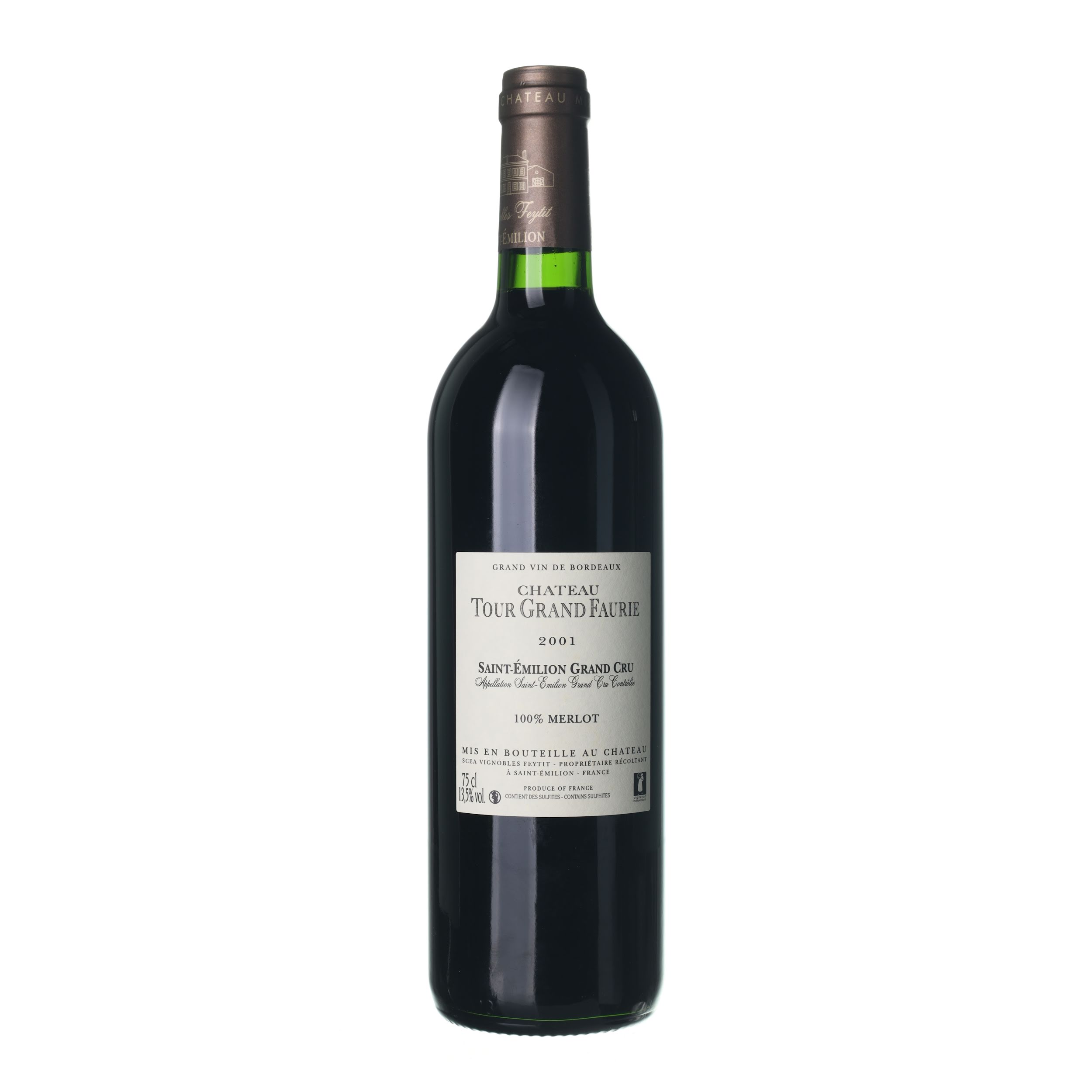 2001 Saint-Emilion Grand Cru Chateau Tour Grand Faurie (0,75l) – Obrázok 2