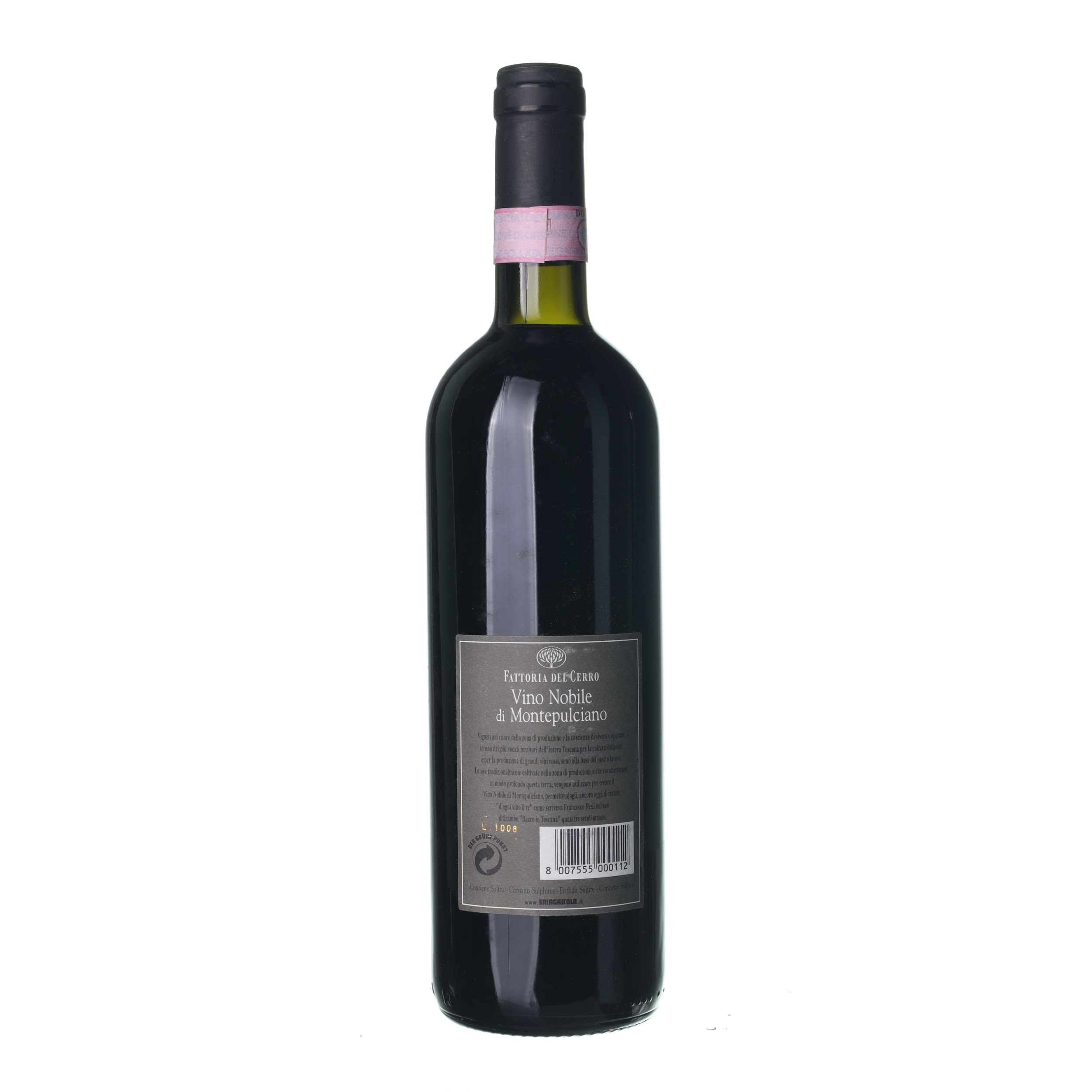 2006 Vino Nobile di Montepulciano Fattoria del Cerro (0,75l) – Obrázok 2