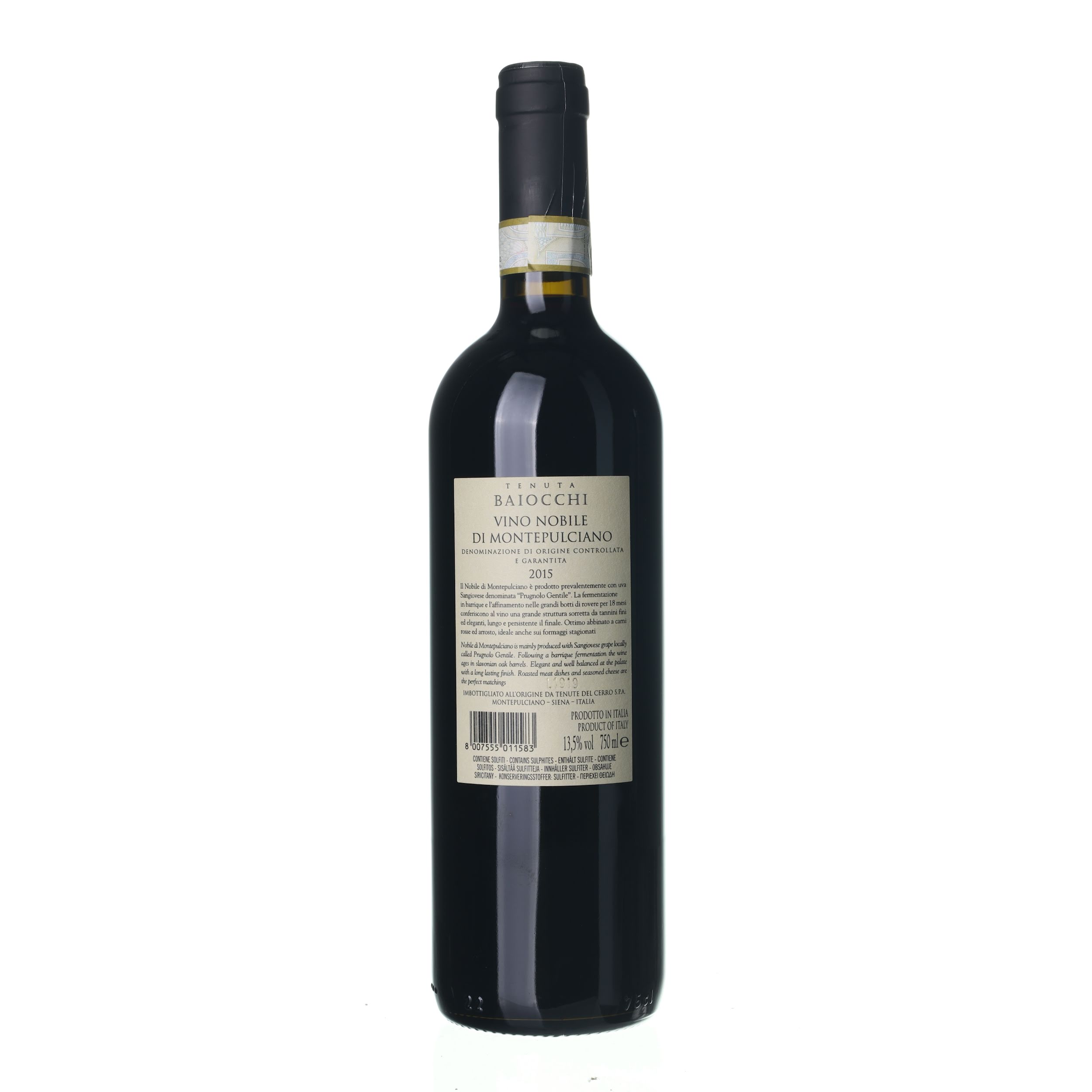 2015 Vino Nobile di Montepulciano Tenute del Cerro (0,75l) – Obrázok 2