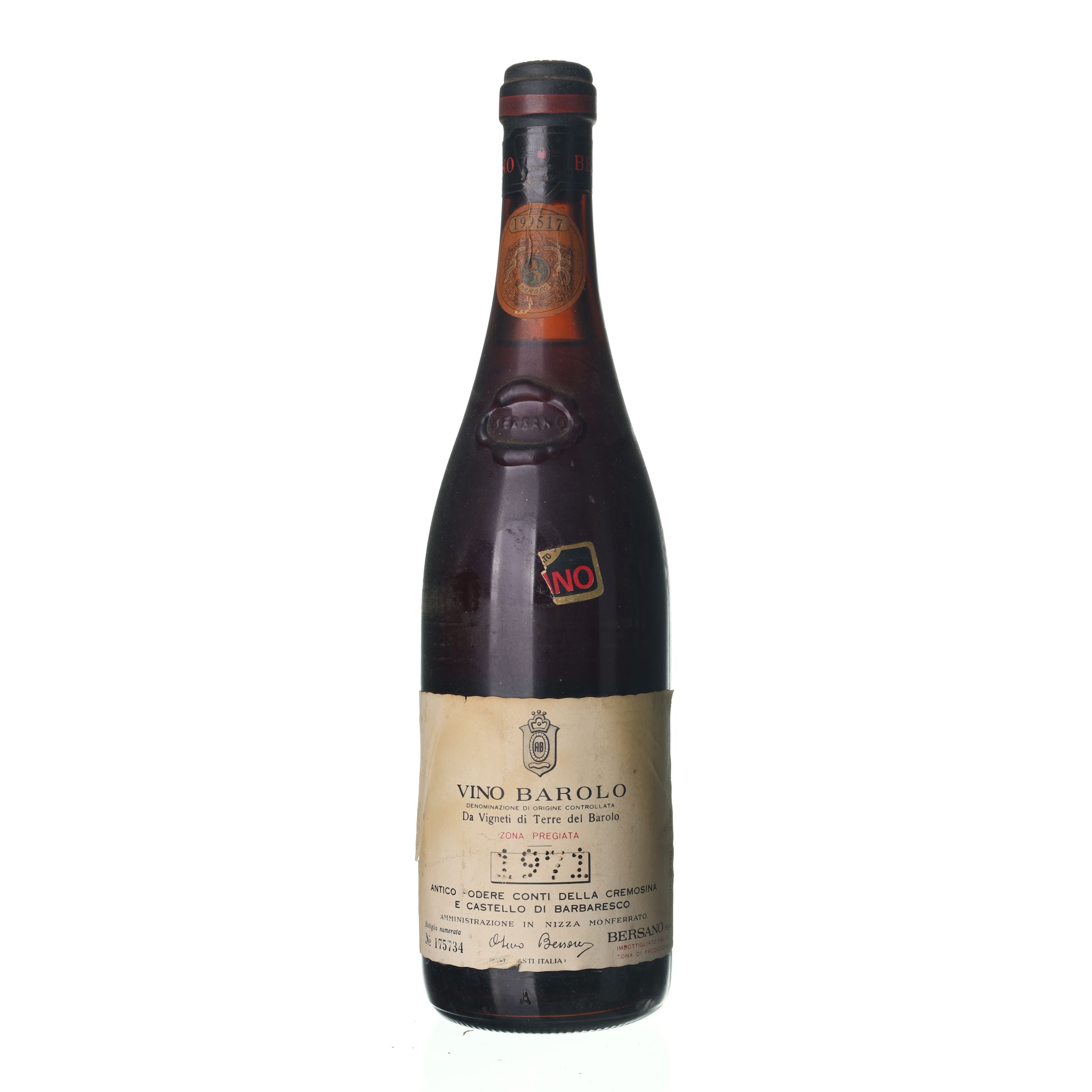 1971 Barolo Bersano (0,75l)
