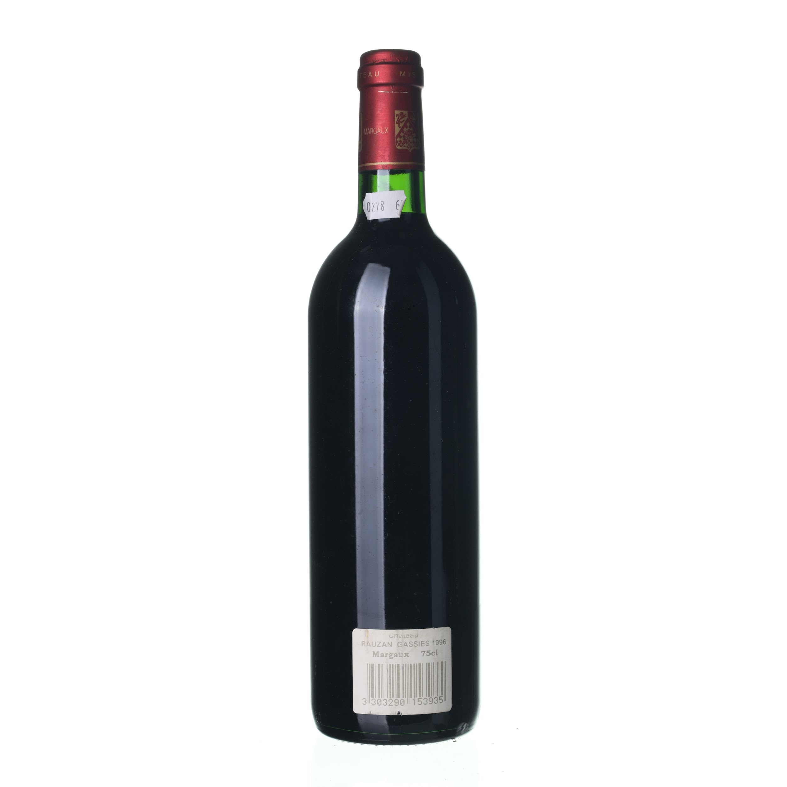 1996 Margaux Château Rauzan Gassies (0,75l) – Obrázok 2
